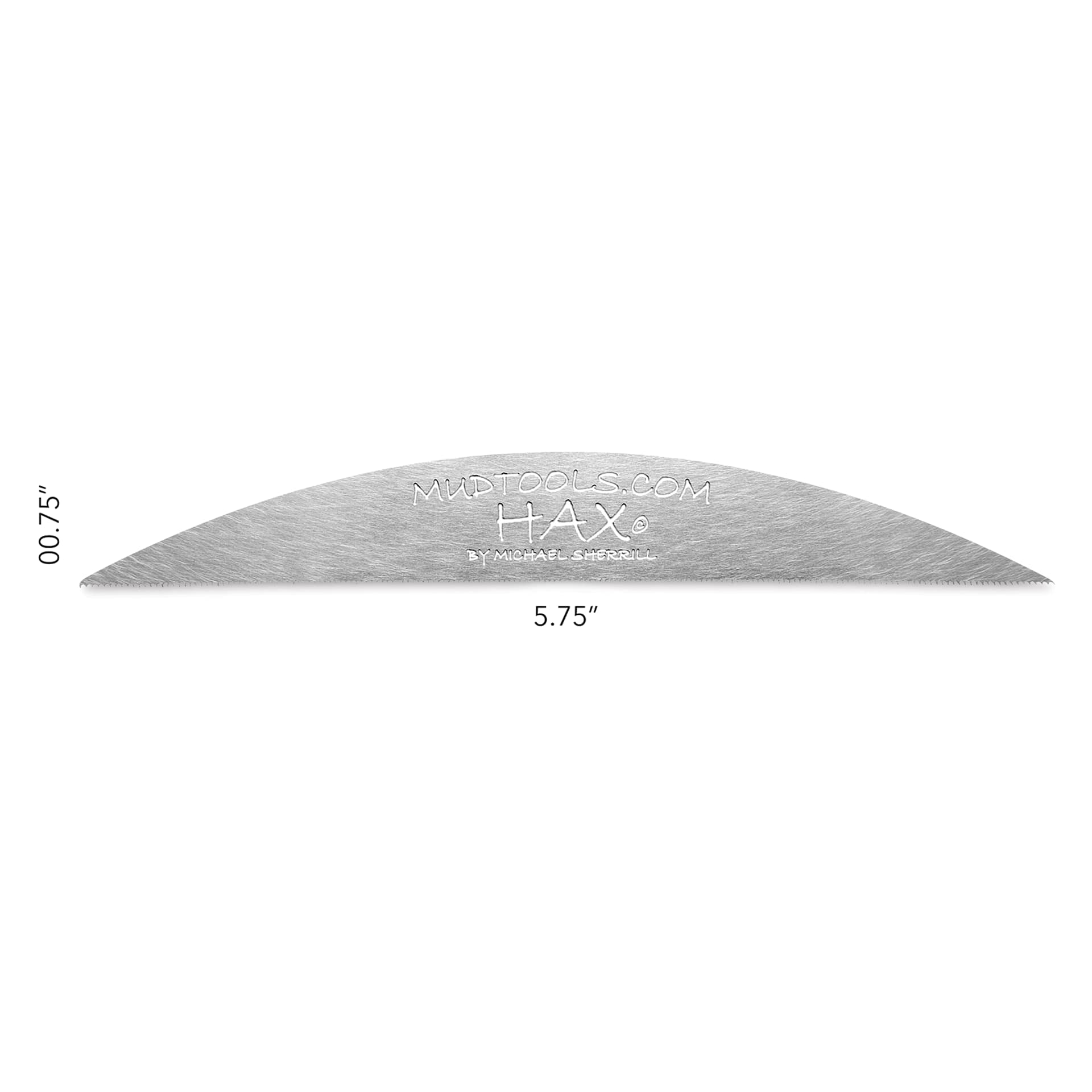 Mudtools HAX Tool - 0.75" x 5.75" - dimensions