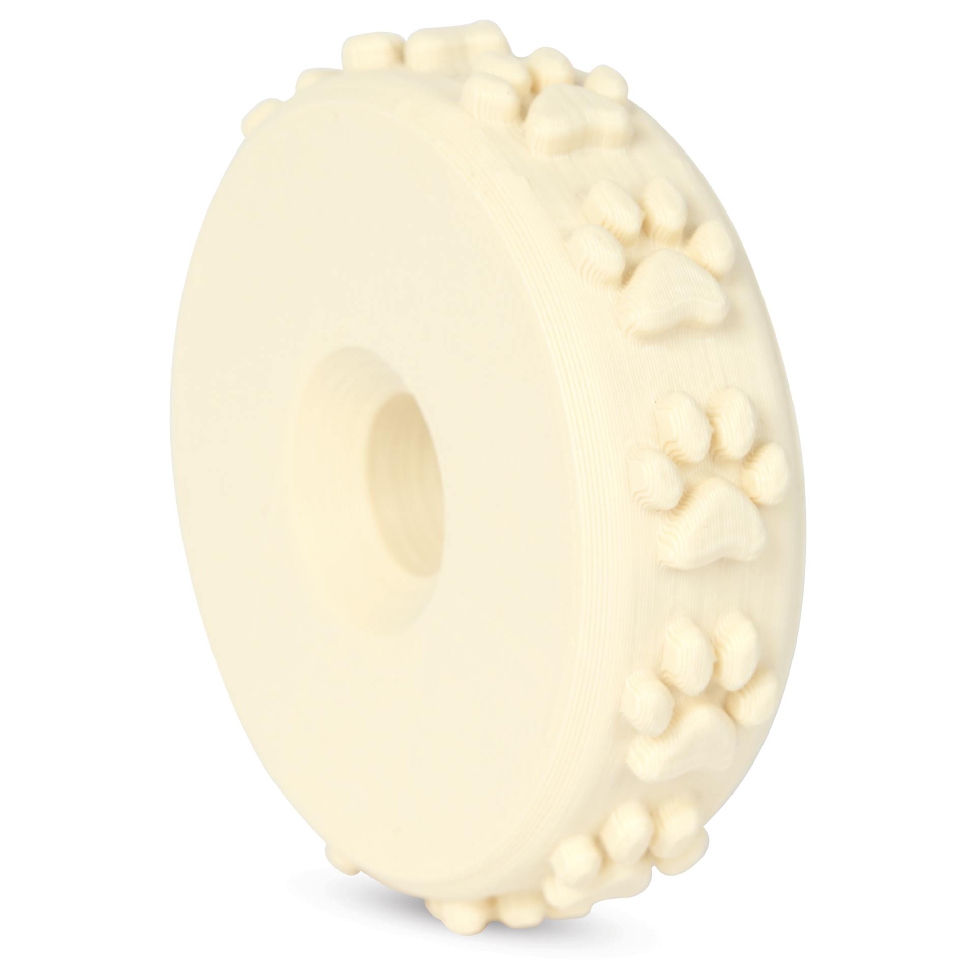 Spectrum Stamp Roller - Cat / Dog Paw Prints - close-up