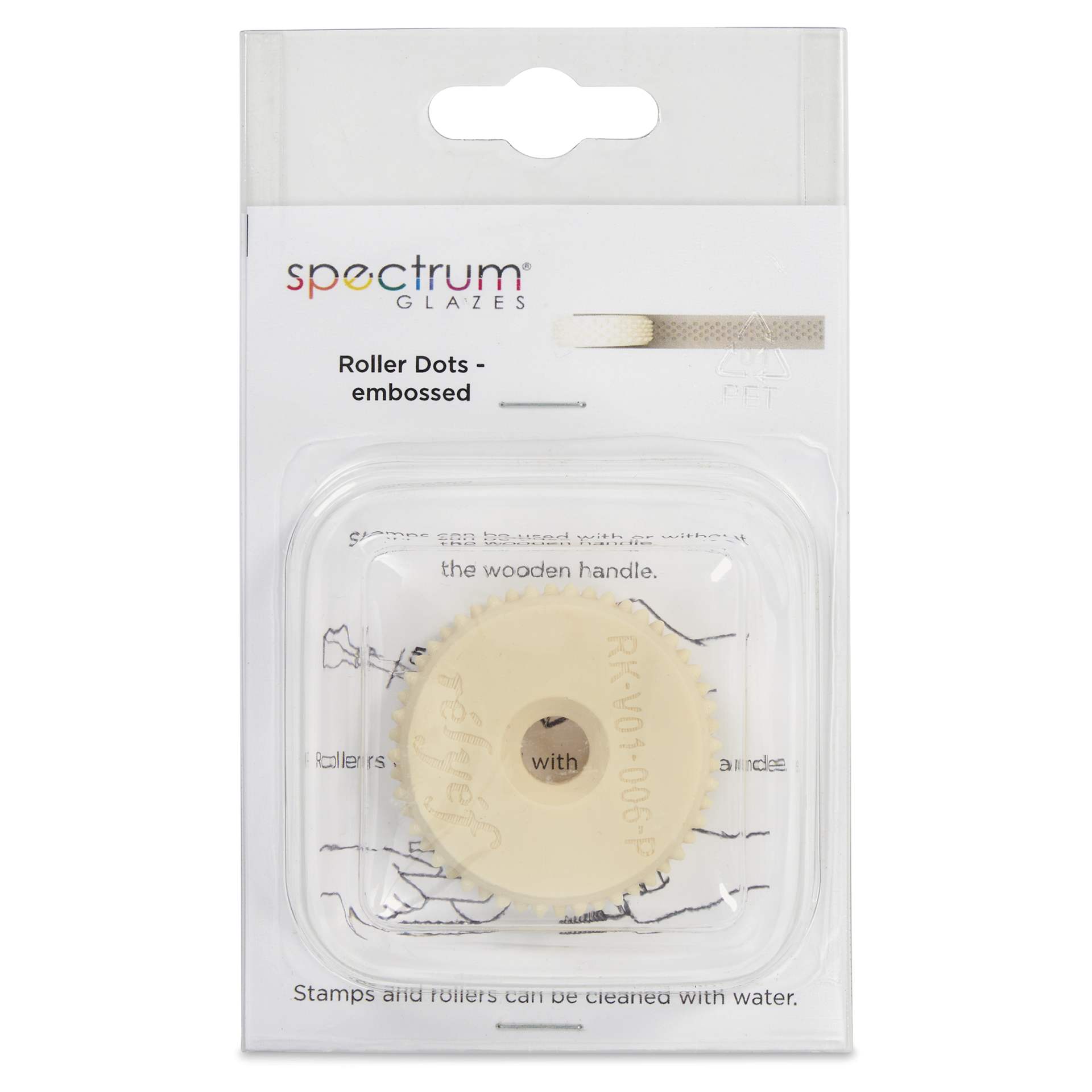 Spectrum Stamp Roller - Embossed Dots - front of packaging