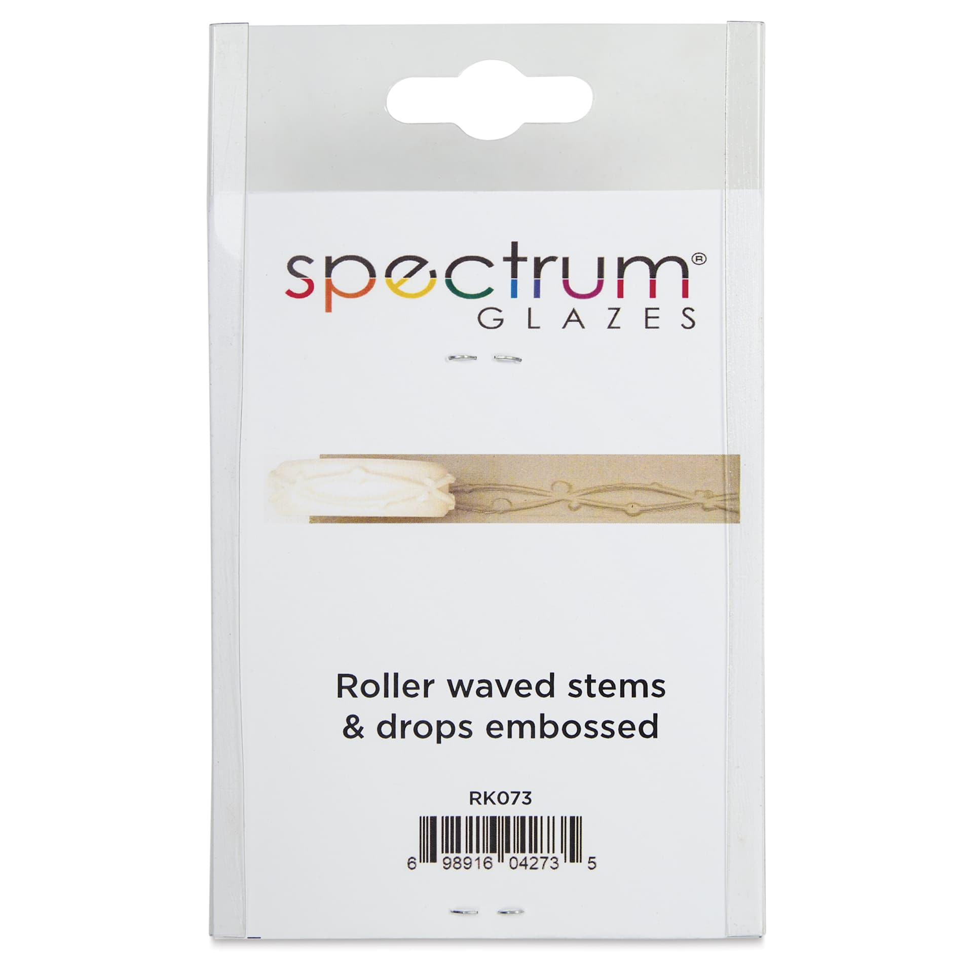 Spectrum Stamp Roller - Waves, Stems and Drops - back of packaging