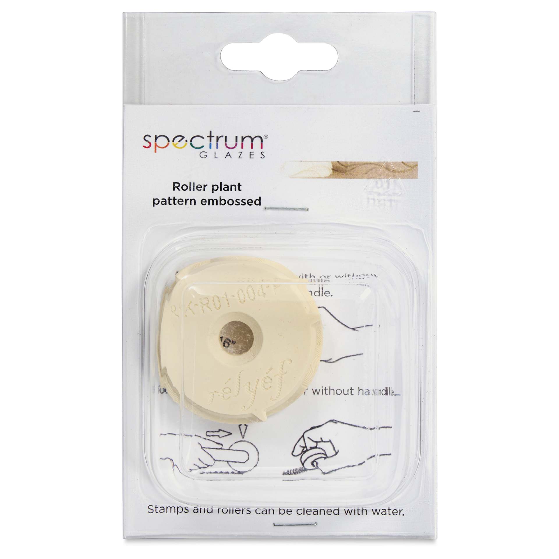 Spectrum Stamp Roller - Plant Pattern 2 - front of packaging