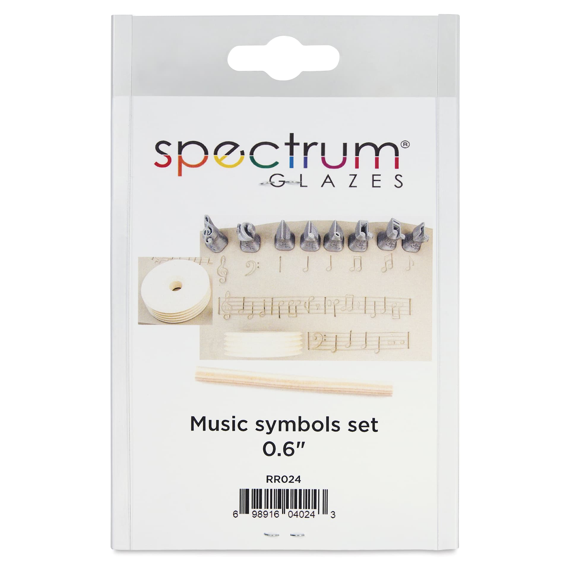 Spectrum Stamps - Music Symbols, Set of 9 - front of packaging