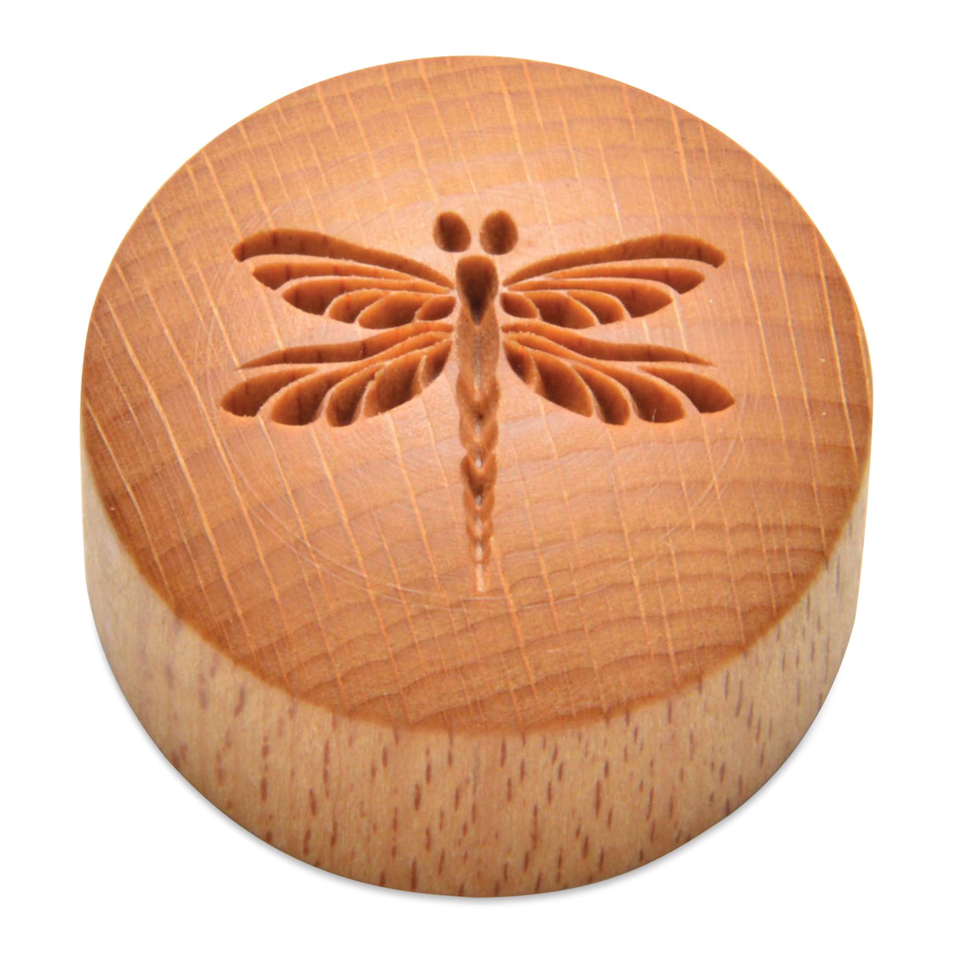 MKM Pottery Tools Curve Top Stamp - Dragonfly