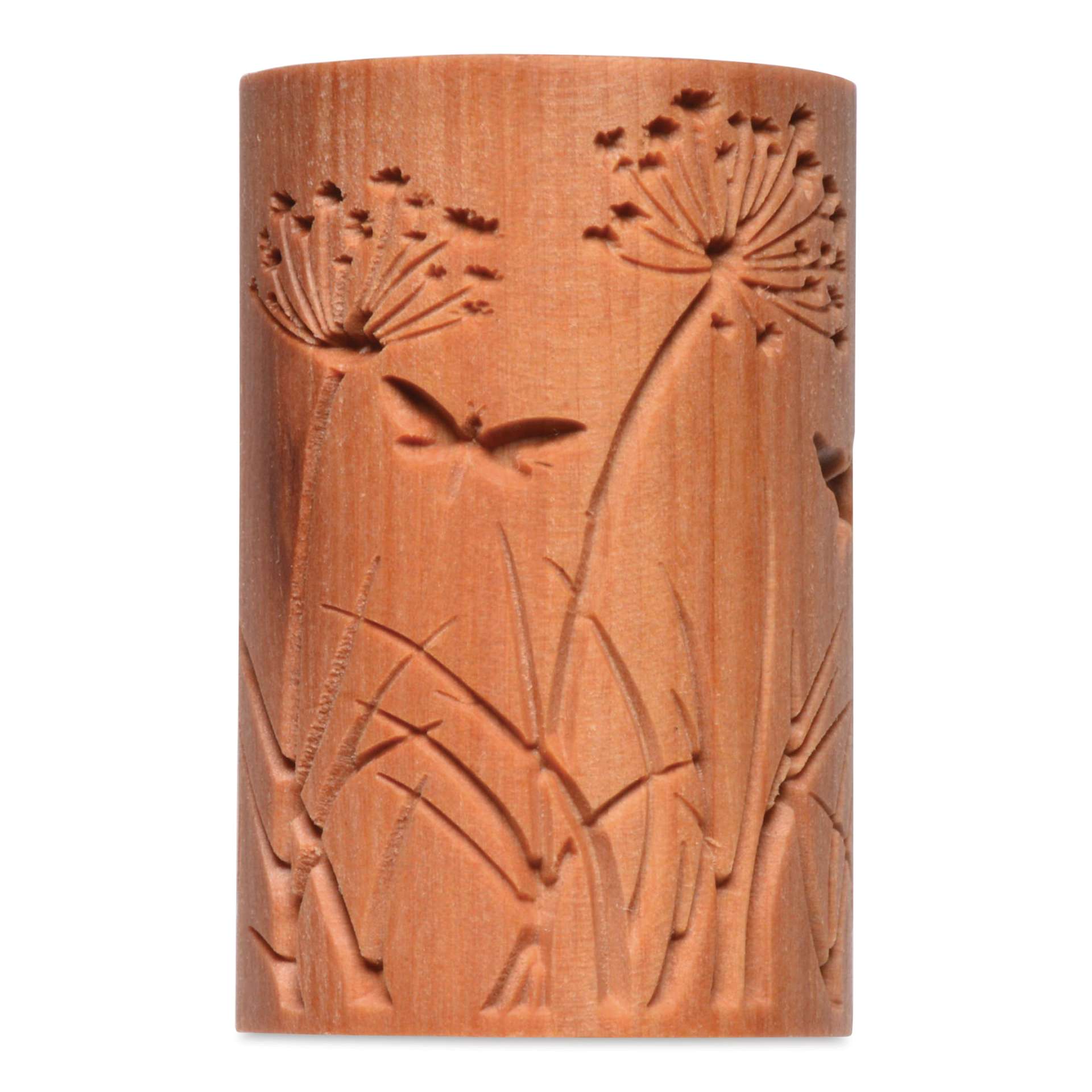 MKM Pottery Tools Large Handle Roller - Wild Field