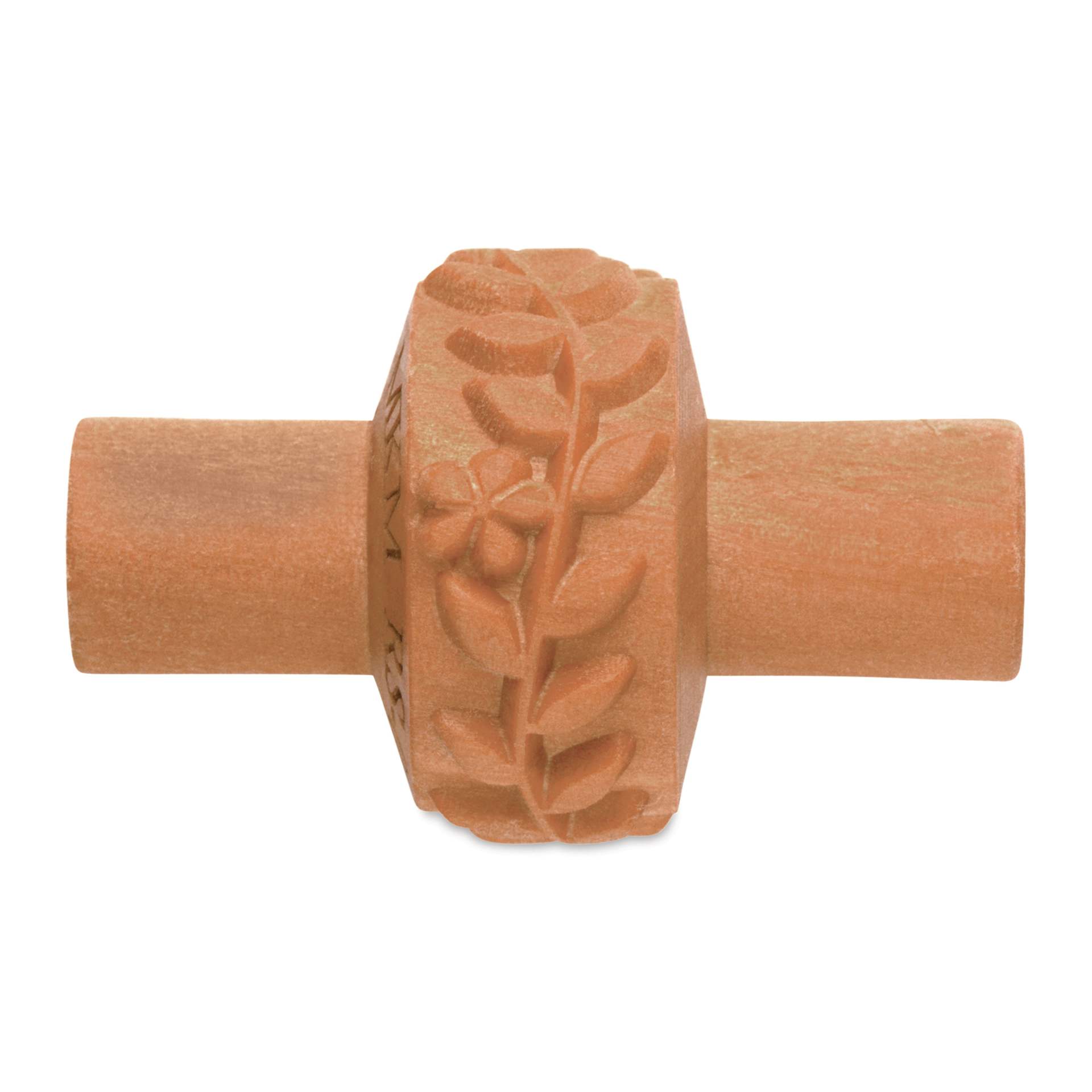 MKM Pottery Tools Small Handle Roller - Flowers and Vines