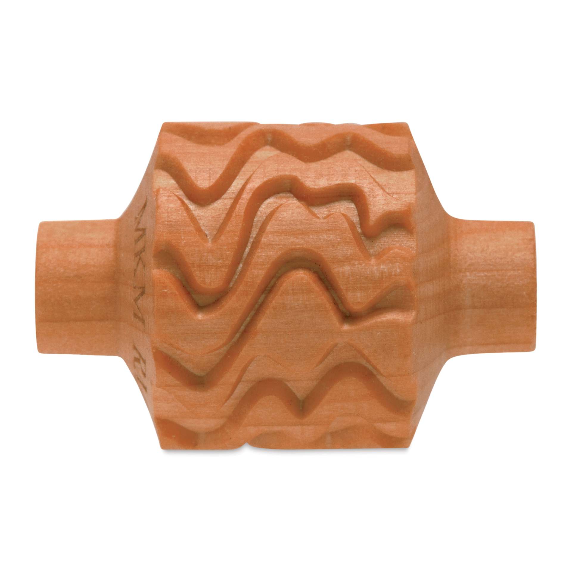 MKM Pottery Tools Medium Handle Roller - Curvy Zebra