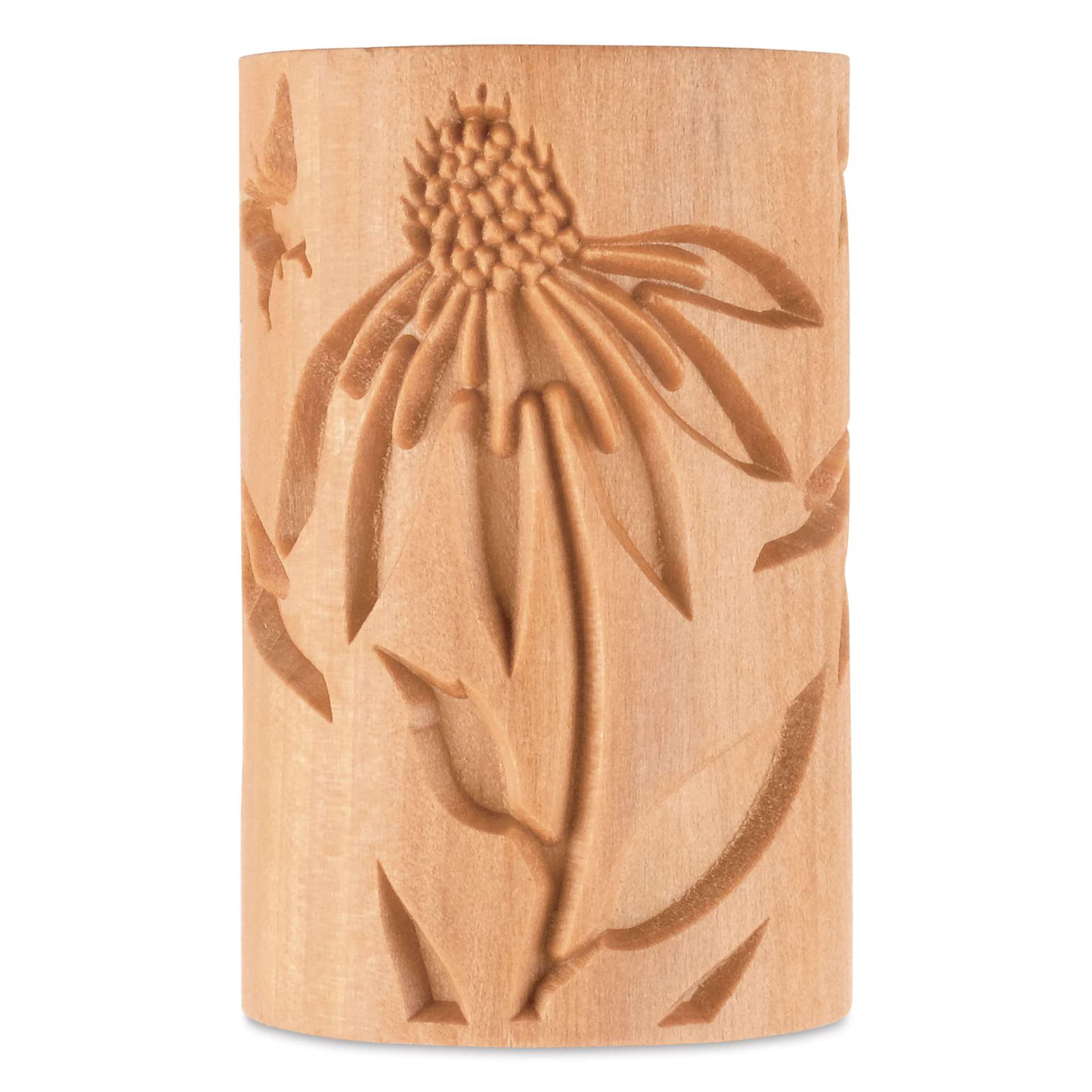 MKM Pottery Tools Large Handle Roller - Coneflower Field