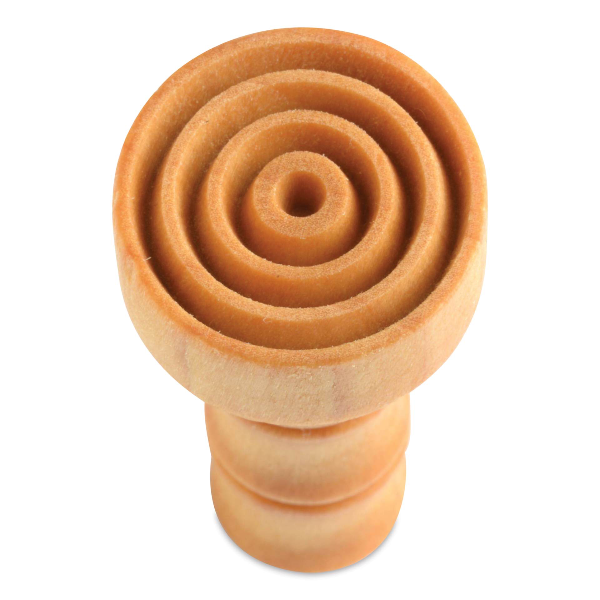 MKM Pottery Tools Medium Round Stamp - SCM-011, Target