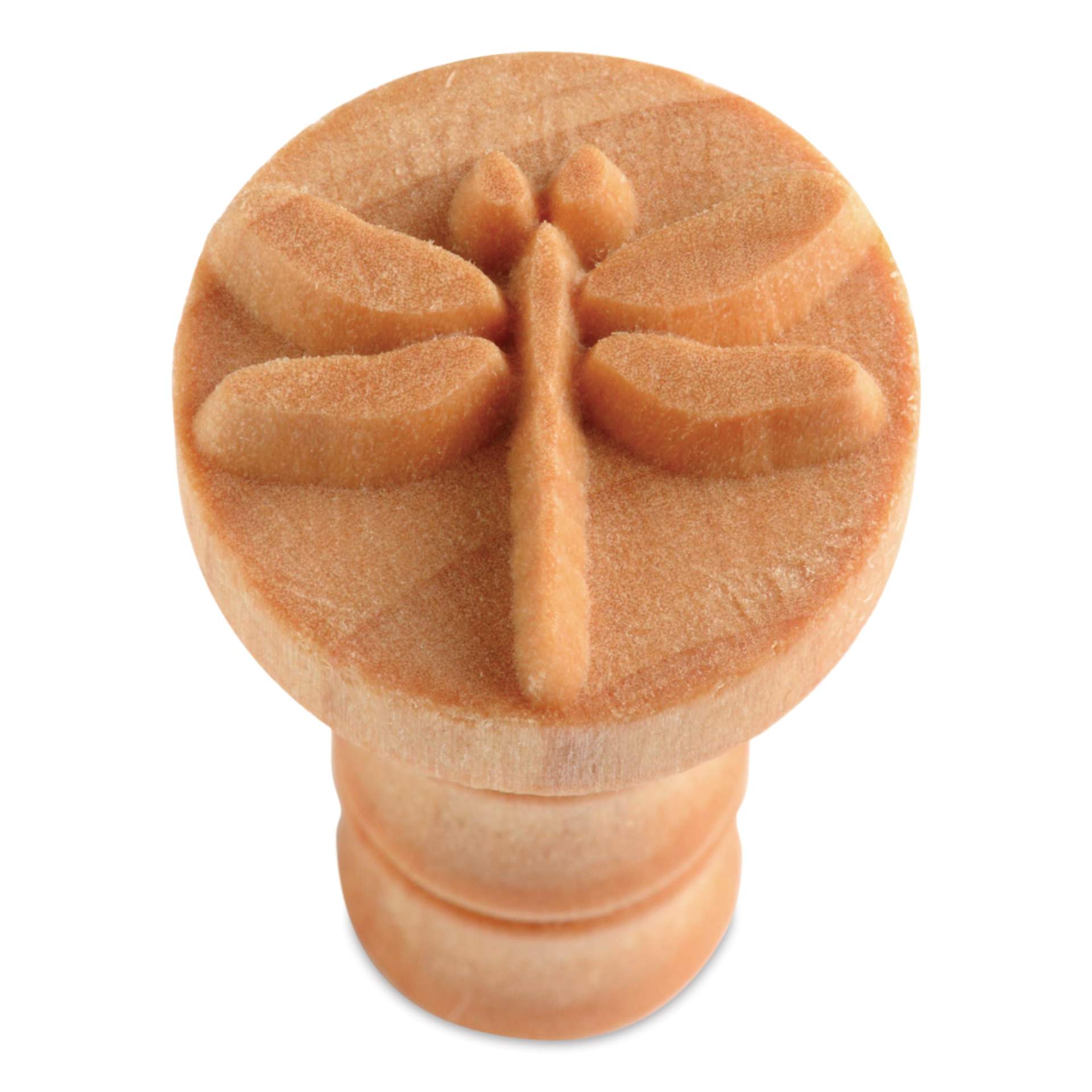 MKM Pottery Tools Medium Round Stamp - SCM-149, Dragonfly