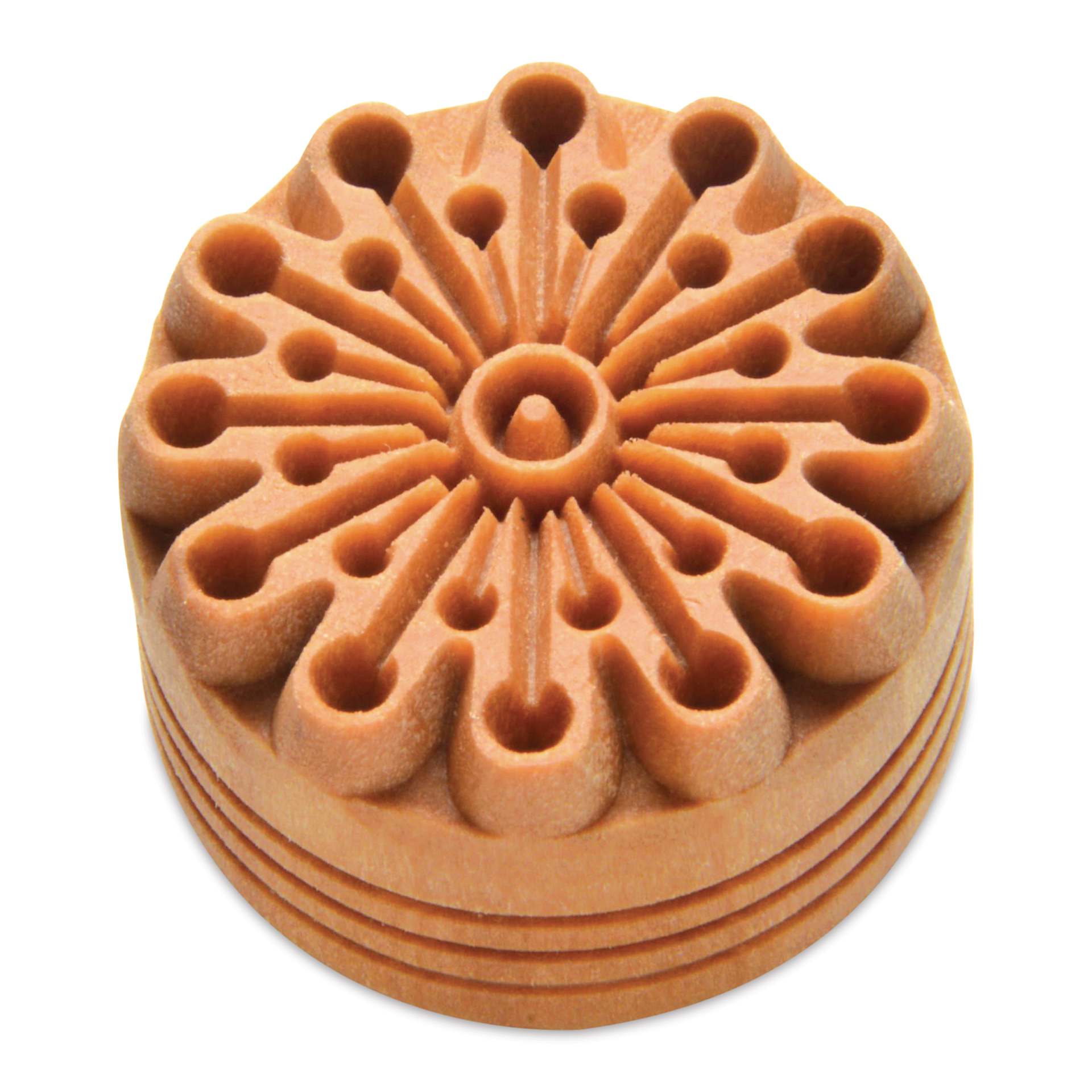 MKM Pottery Tools Large Round Stamp - SCL-121, Supernova