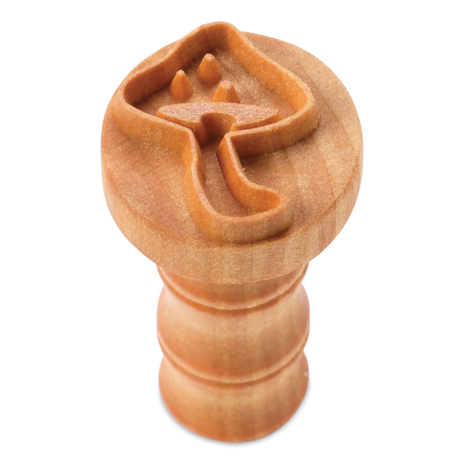 MKM Pottery Tools Medium Round Stamp - SCM-272, Mushroom