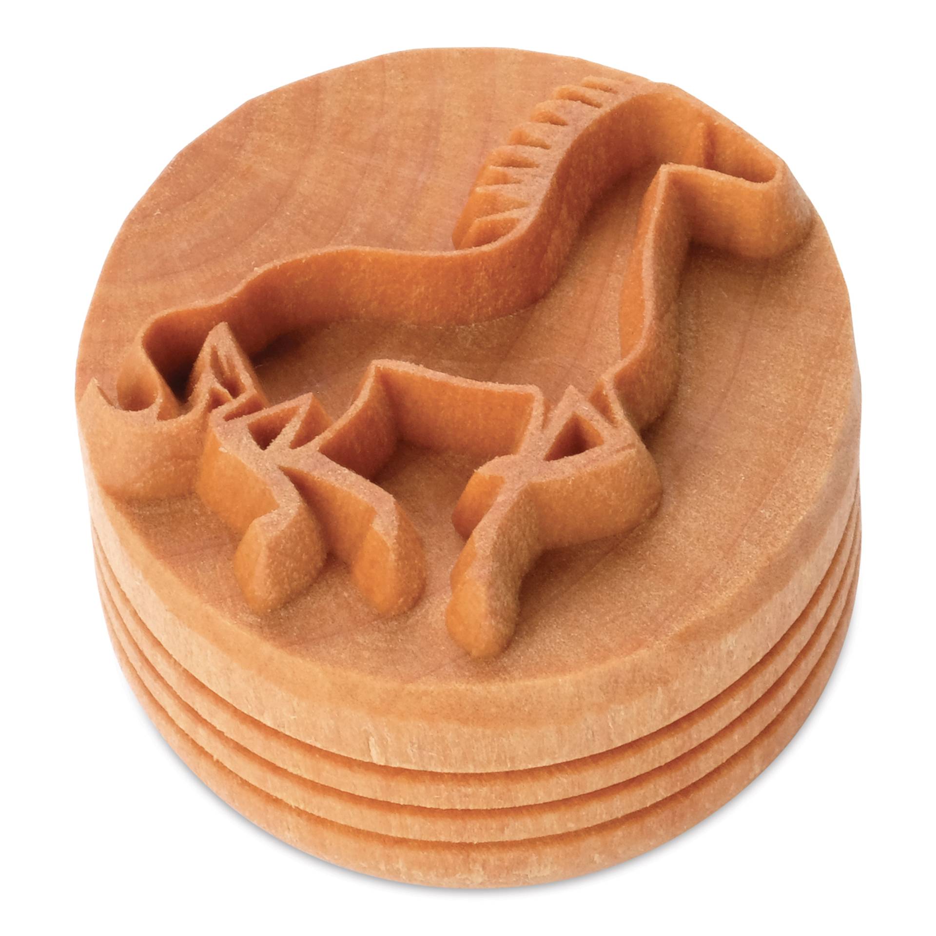 MKM Pottery Tools Large Round Stamp - SCL-171, Running Horse