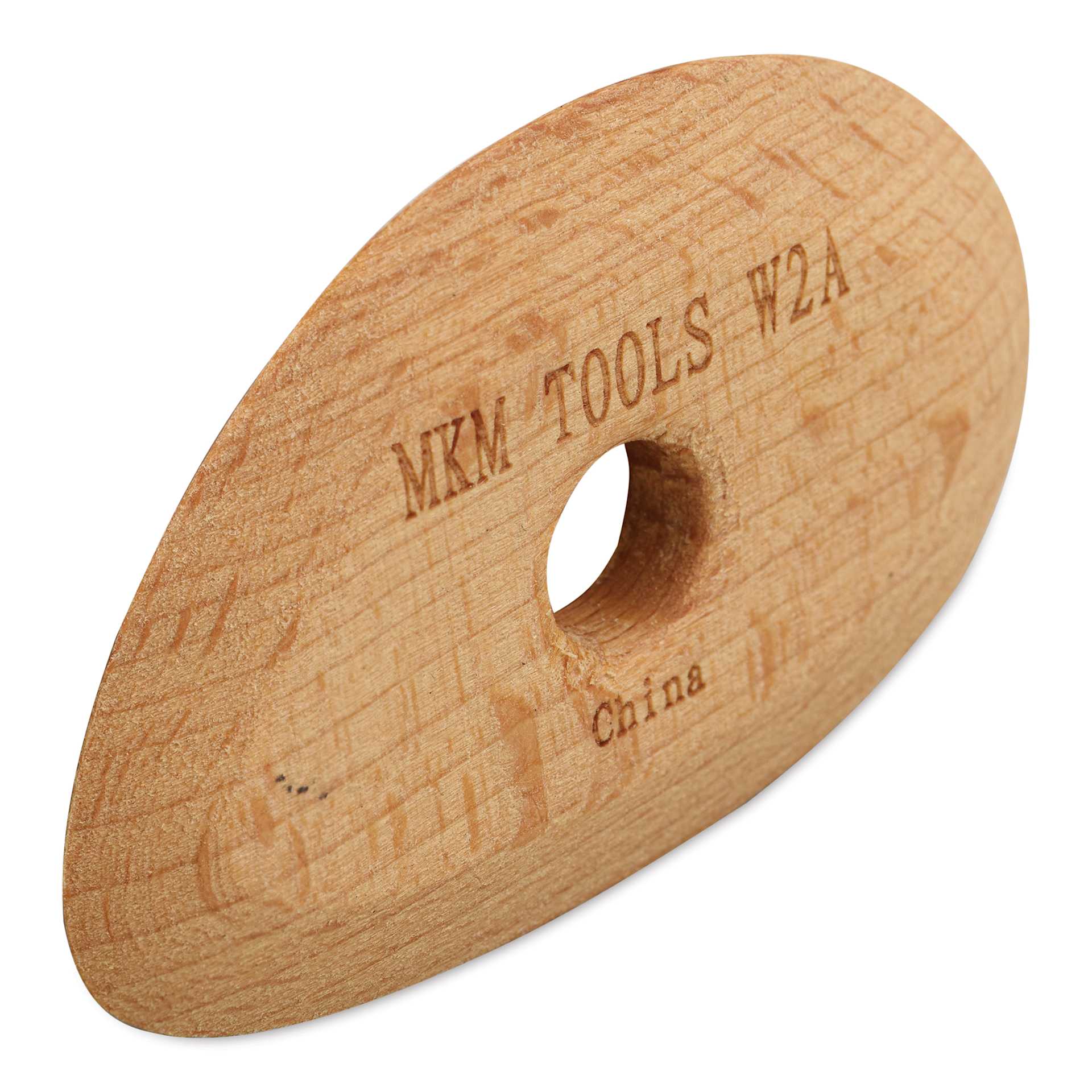 MKM Pottery Tools Wood Rib - W2A, Small, 2.6" x 1.8"