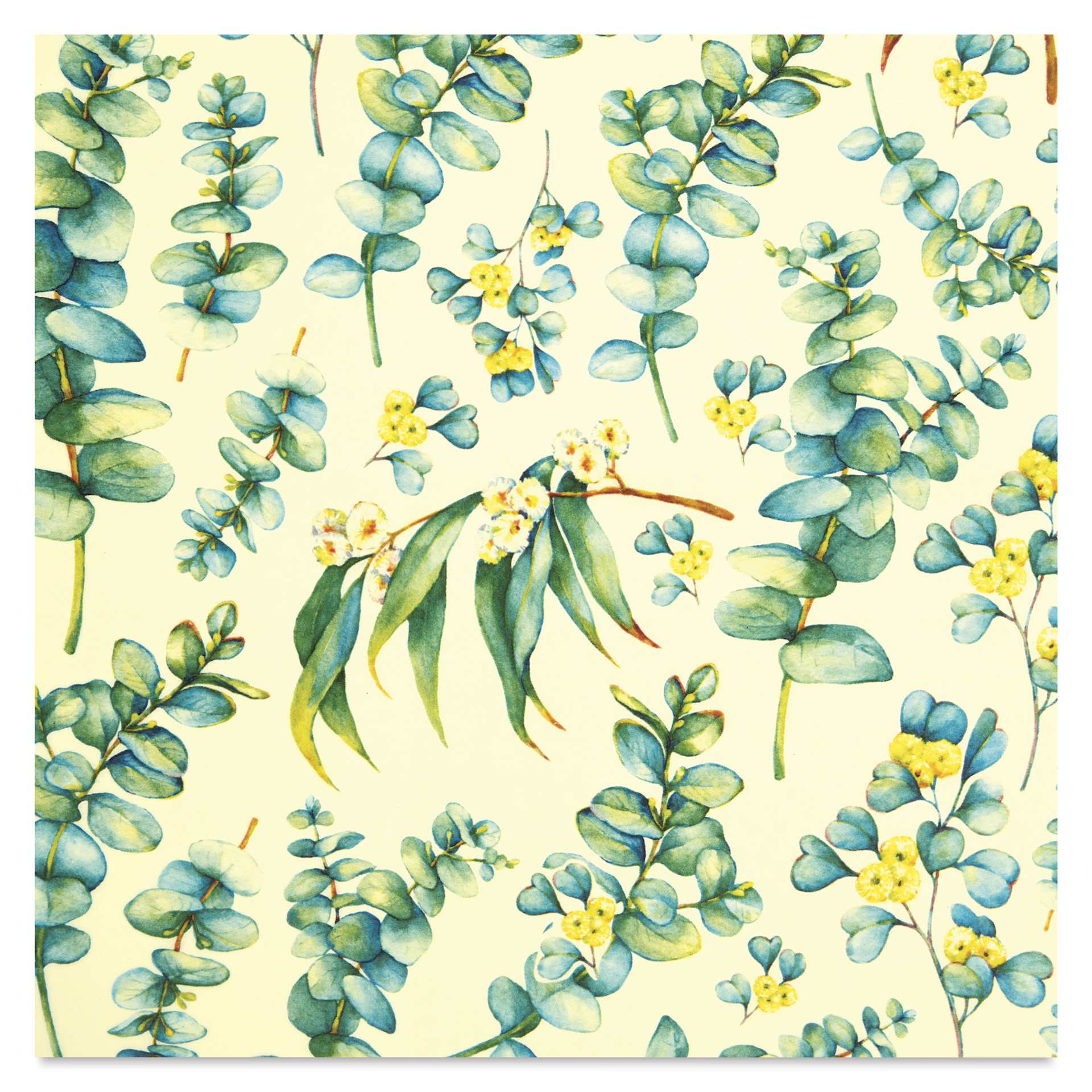 Elan Transfers Overglaze Decal Sheet - Eucalyptus - close-up
