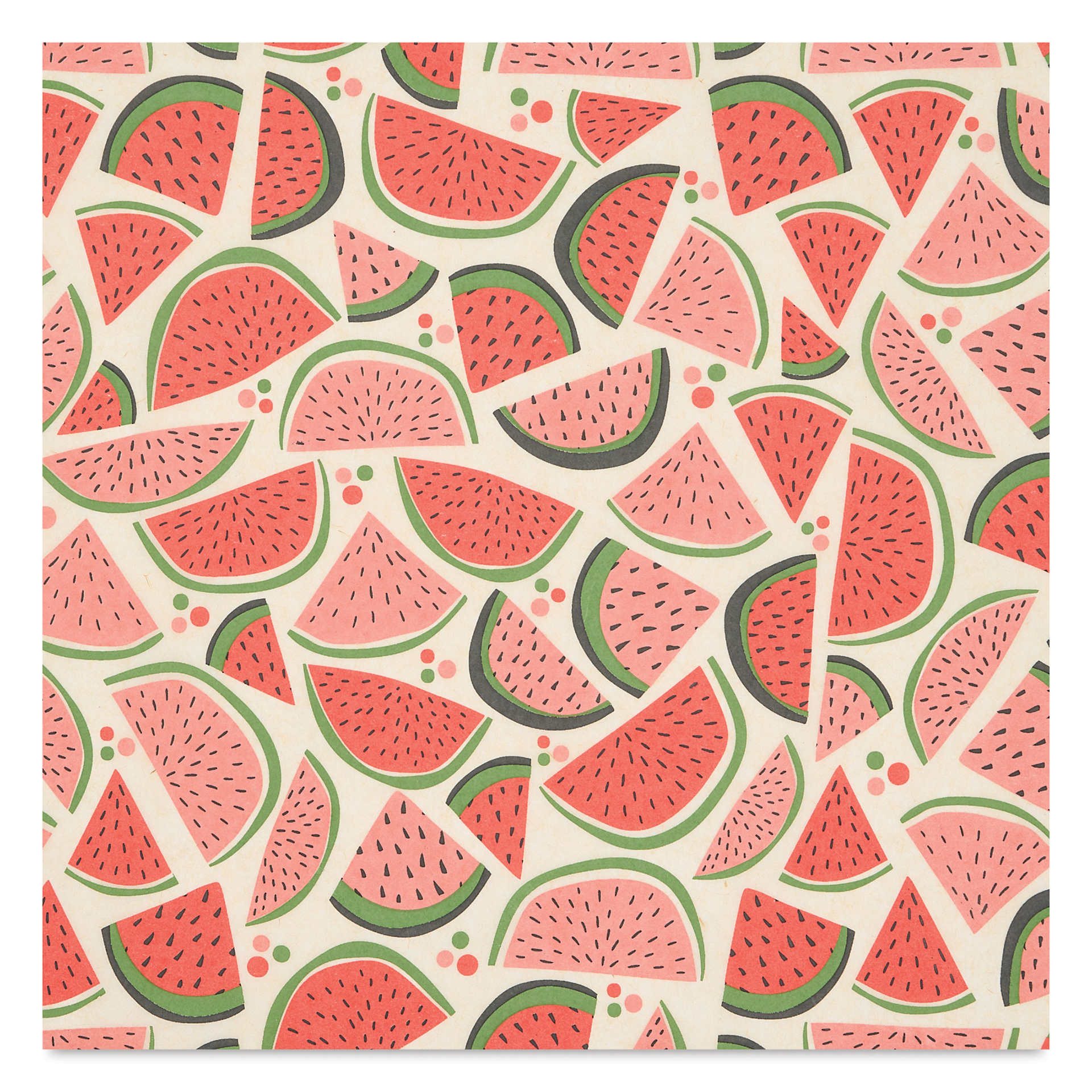 Elan Transfers Underglaze Transfer Sheet - Watermelon, Assorted Colors close up