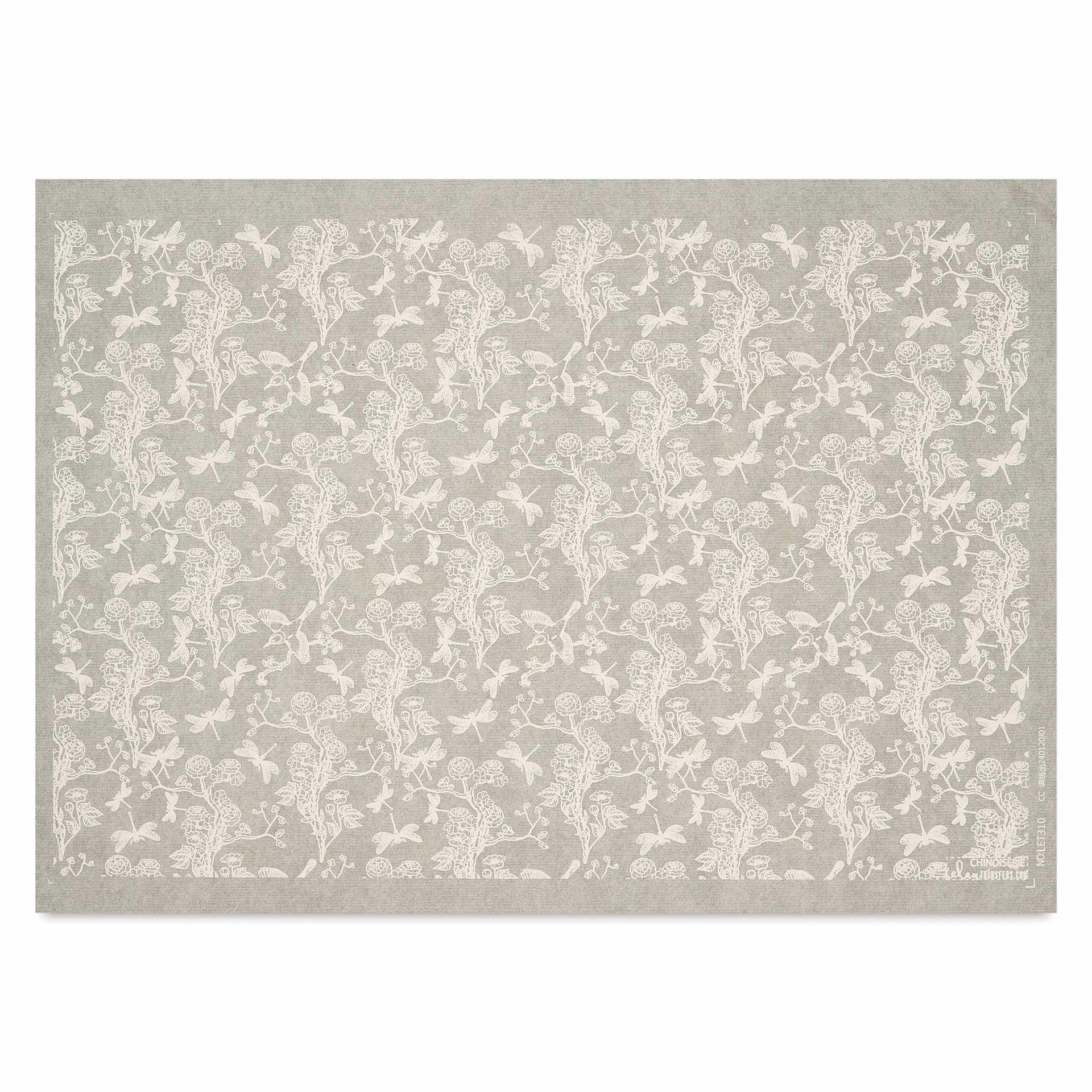 Elan Transfers Underglaze Transfer Sheet - Chinoiserie, White