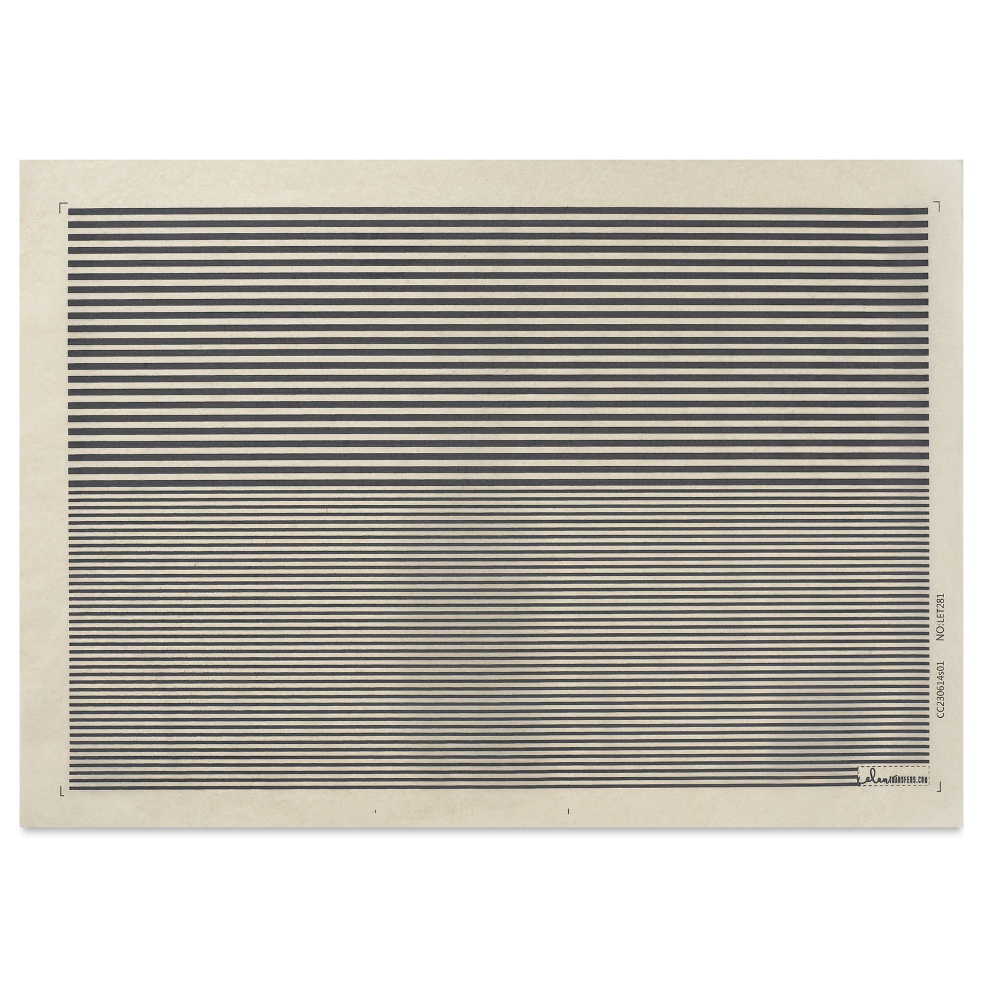 Elan Transfers Underglaze Transfer Sheet - Stripes, Black