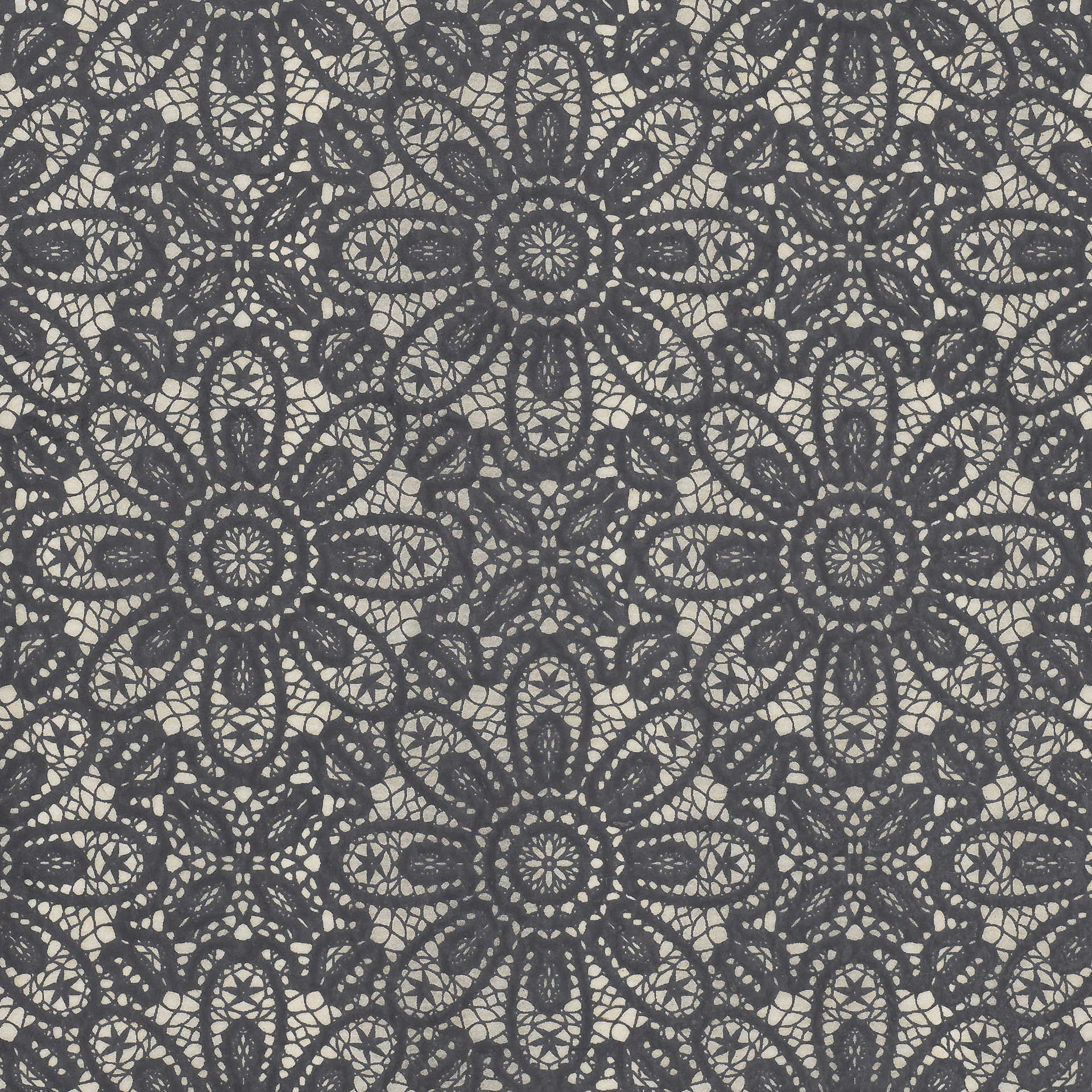 Elan Transfers Underglaze Transfer Sheet - Lace, Black - close-up