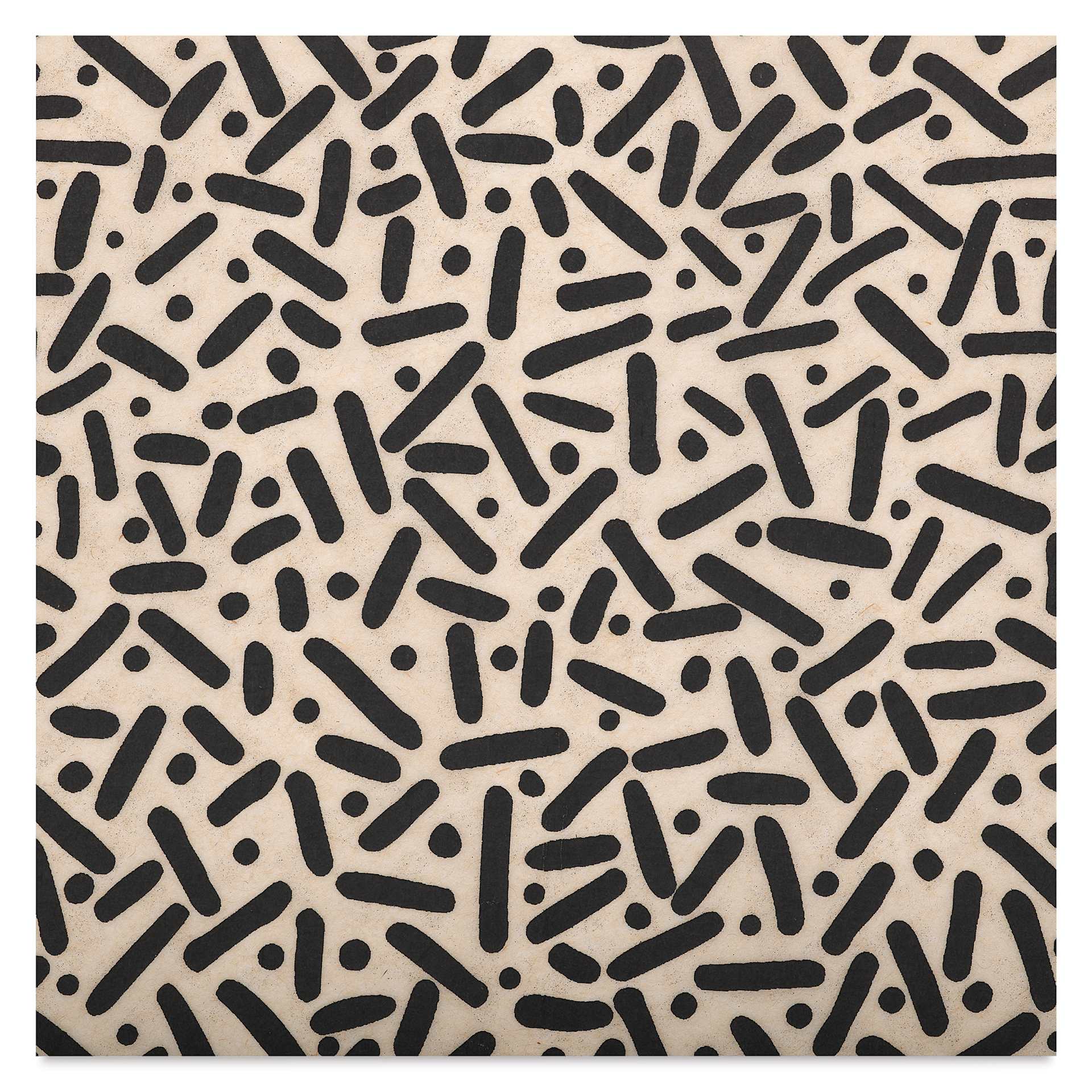 Elan Transfers Underglaze Transfer Sheet - Sprinkles, Black close up