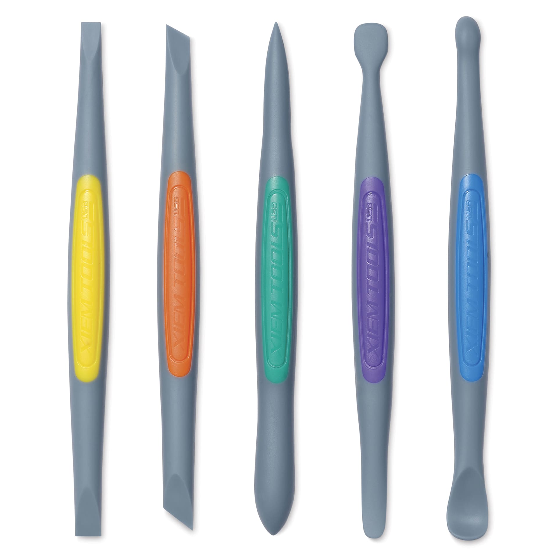 Xiem Clay Finishing Tools - Strong-Firm, Set of 5, Medium - contents