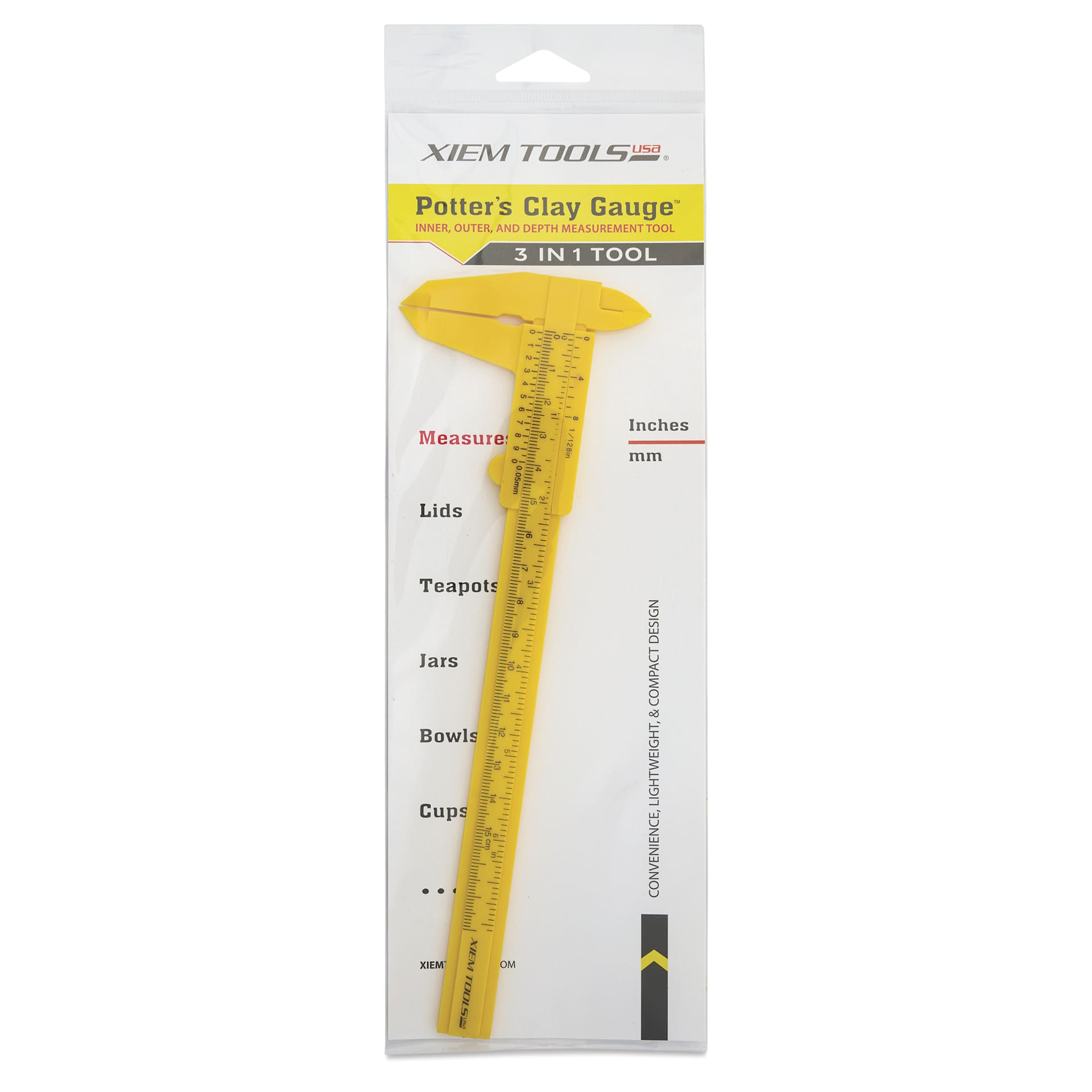 Xiem Potter’s Clay Gauge - front of packaging