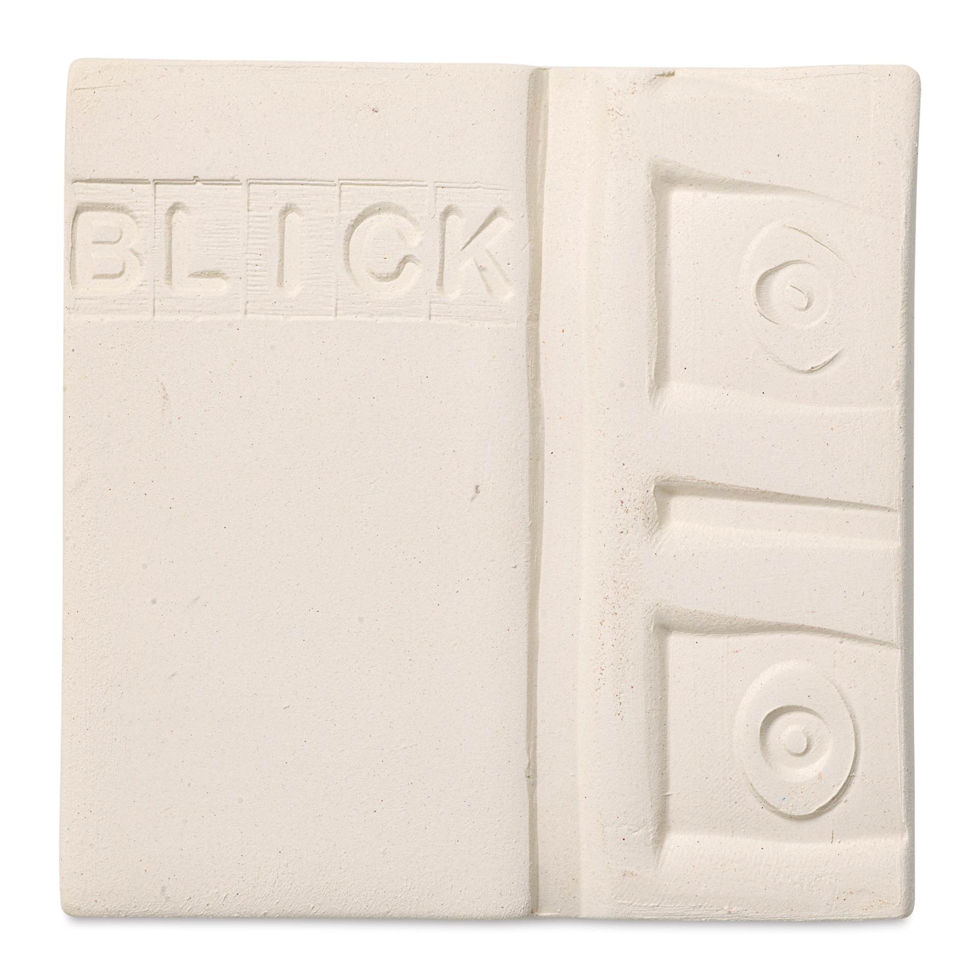 Blick Mid-Fire Stoneware Clay - Soft White, fired chip