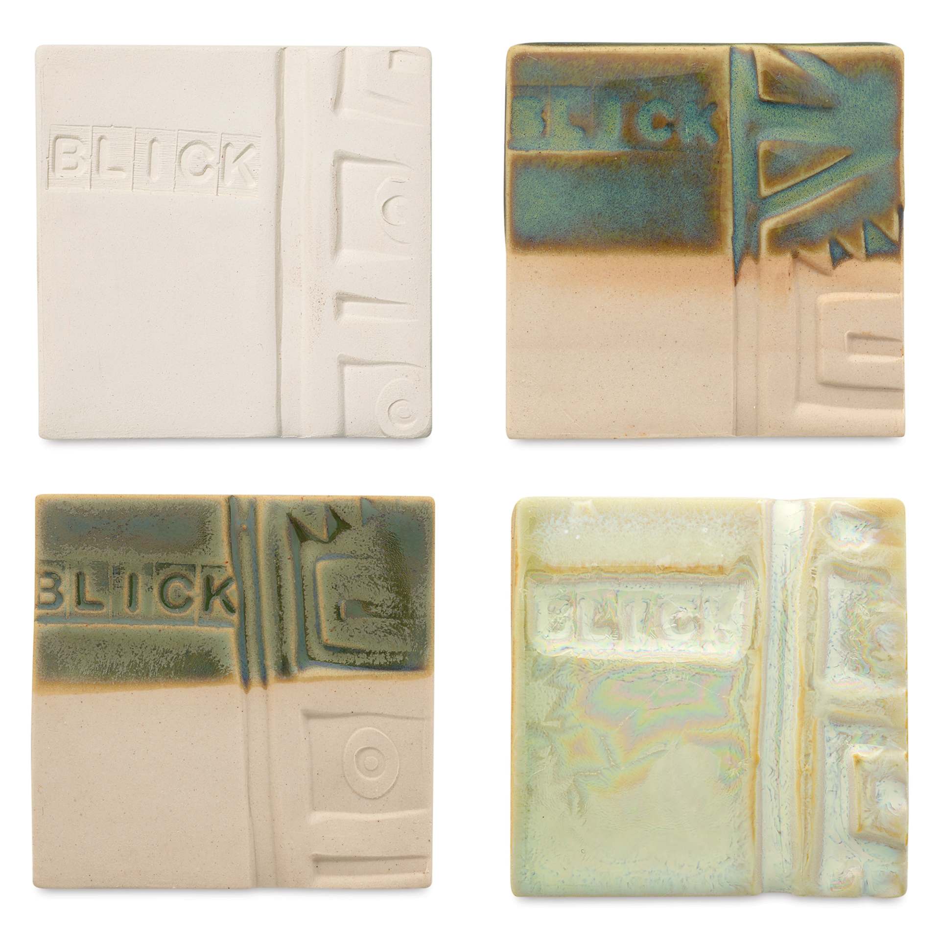 Blick Mid-Fire Stoneware Clay - Soft White, fired chips