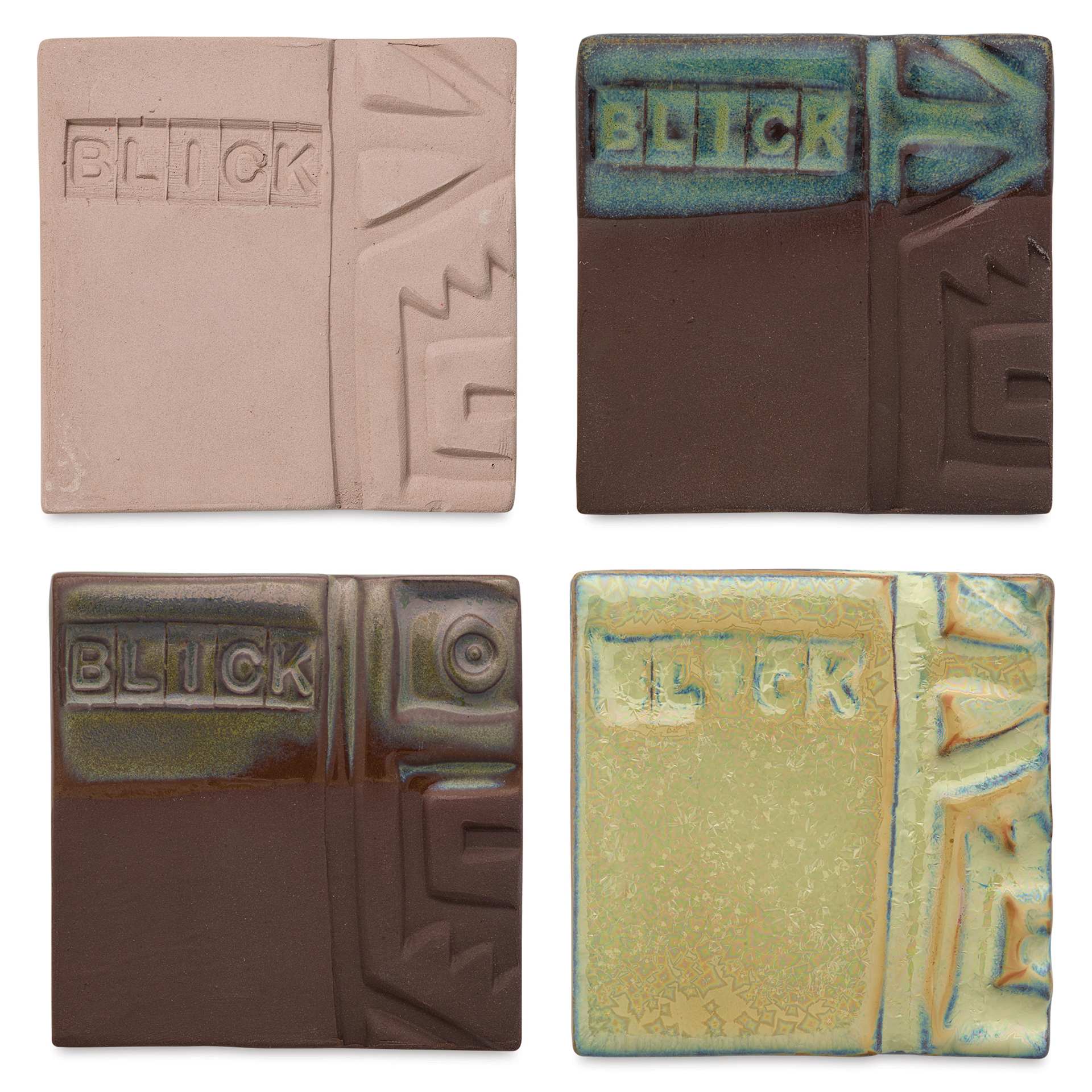 Blick Mid-Fire Stoneware Clay - Light Brown, fired chips