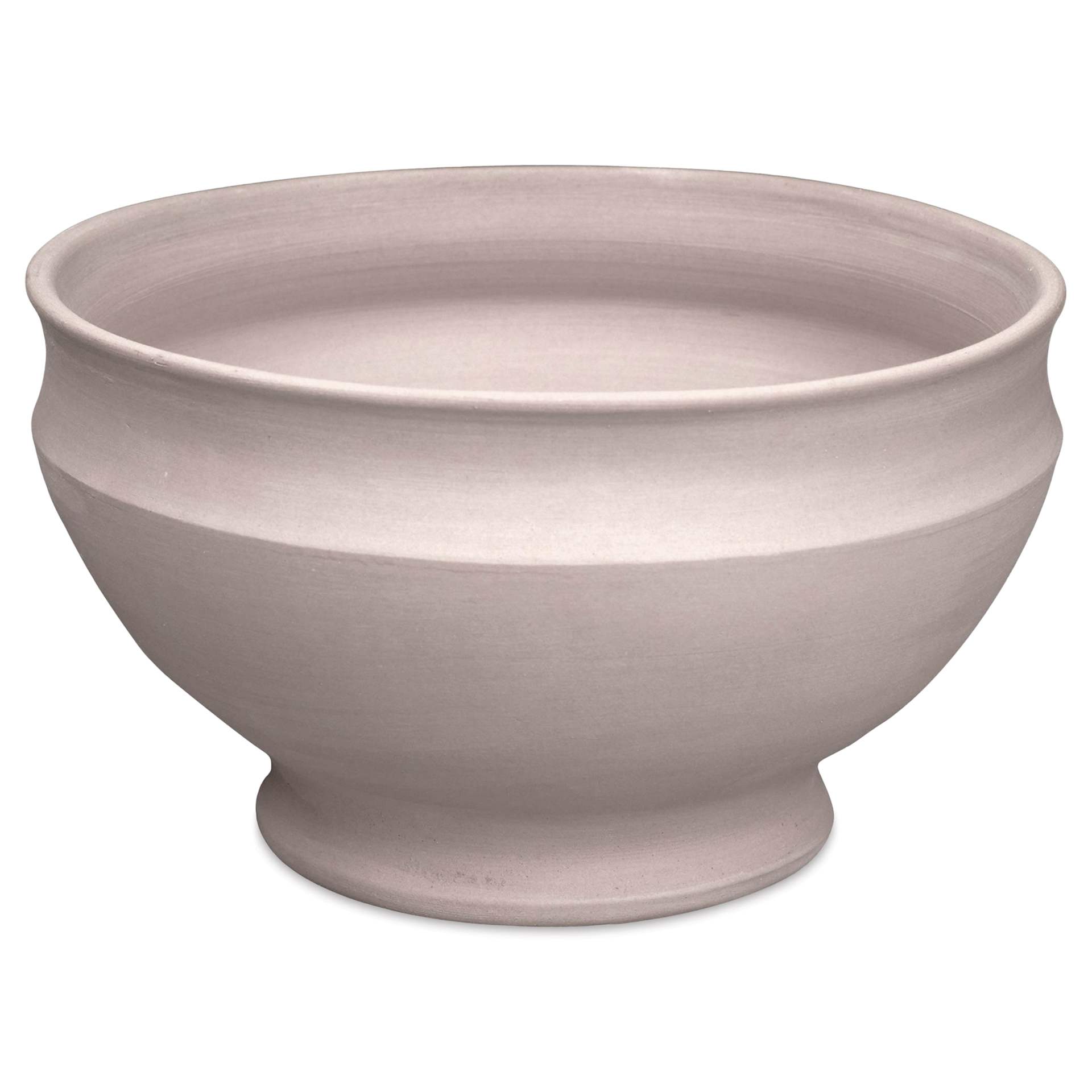 Blick Mid-Fire Stoneware Clay - Light Brown - bisque fired bowl Blick Mid-Fire Stoneware Clay - Light Brown - bisque fired bowl