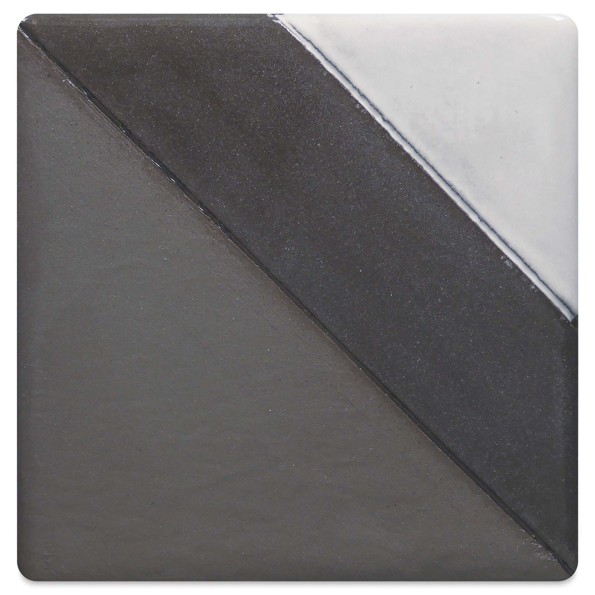 Blick Mid-Fire Stoneware Clay - Dark Brown - Bisque, Clear Glaze, and White Glaze