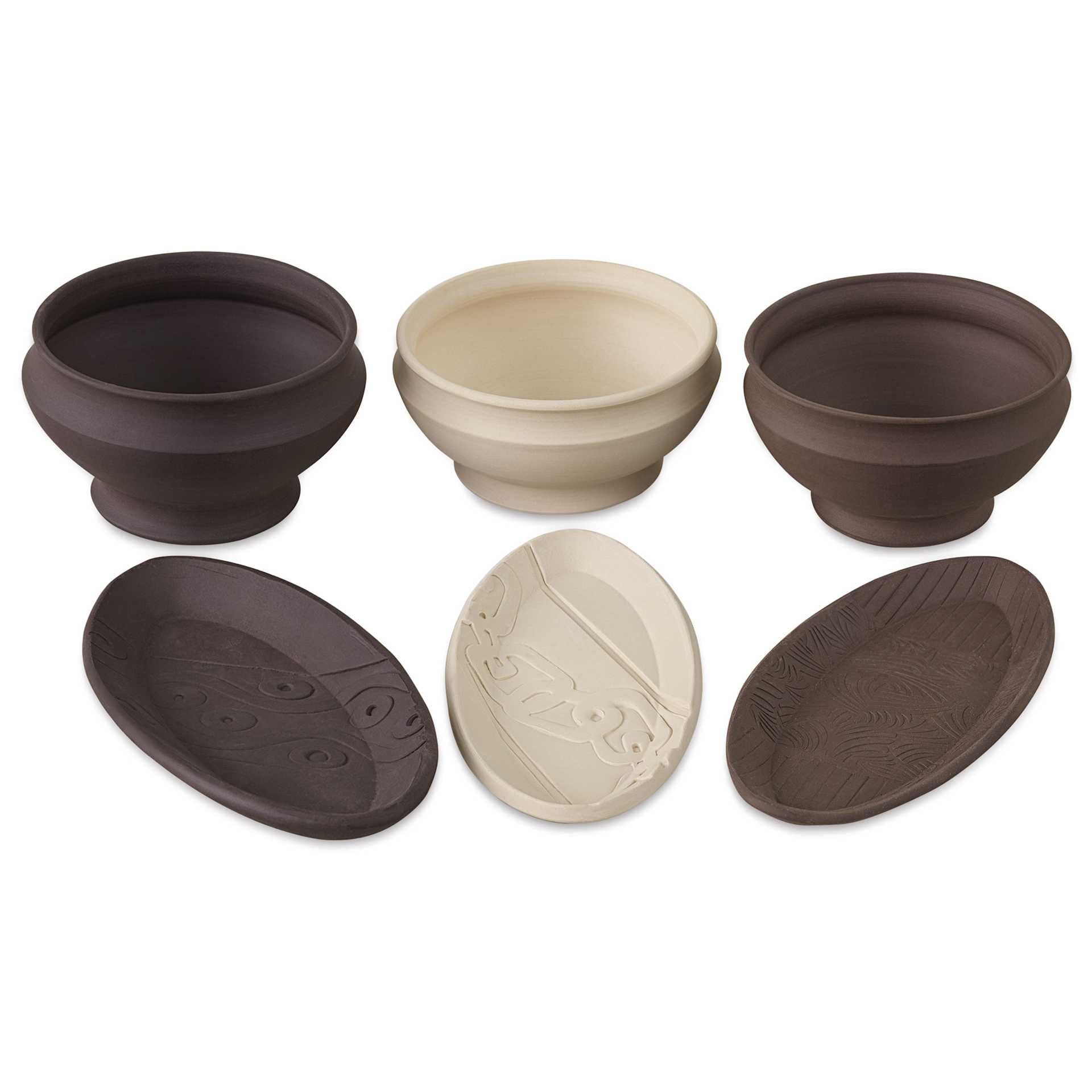 Blick Mid-Fire Stoneware Clay, fired with no glaze