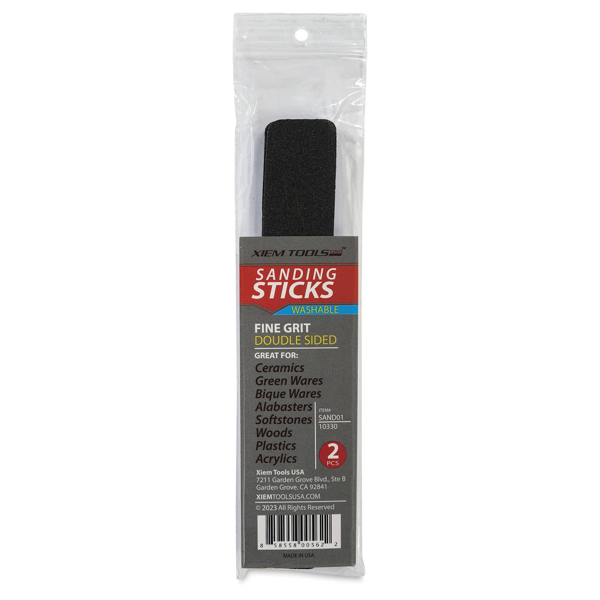 Xiem Tools Sanding Stick for Color Clays - Fine Grit - front of packaging