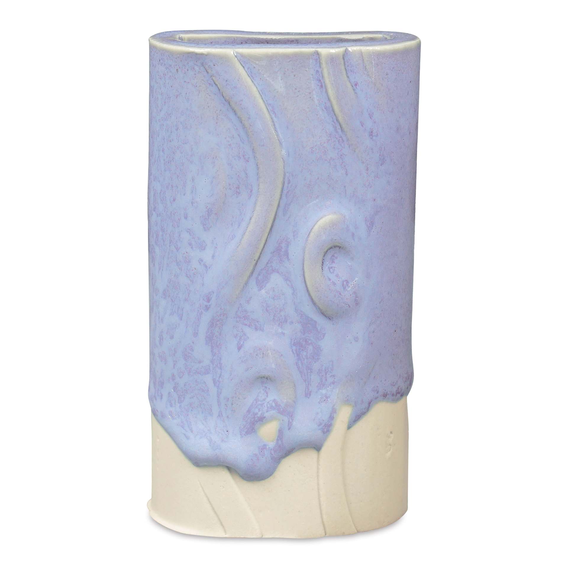 Amaco No. 16 White Chocolate Stoneware Clay - PG-55  Phase Glaze Floating Lavender