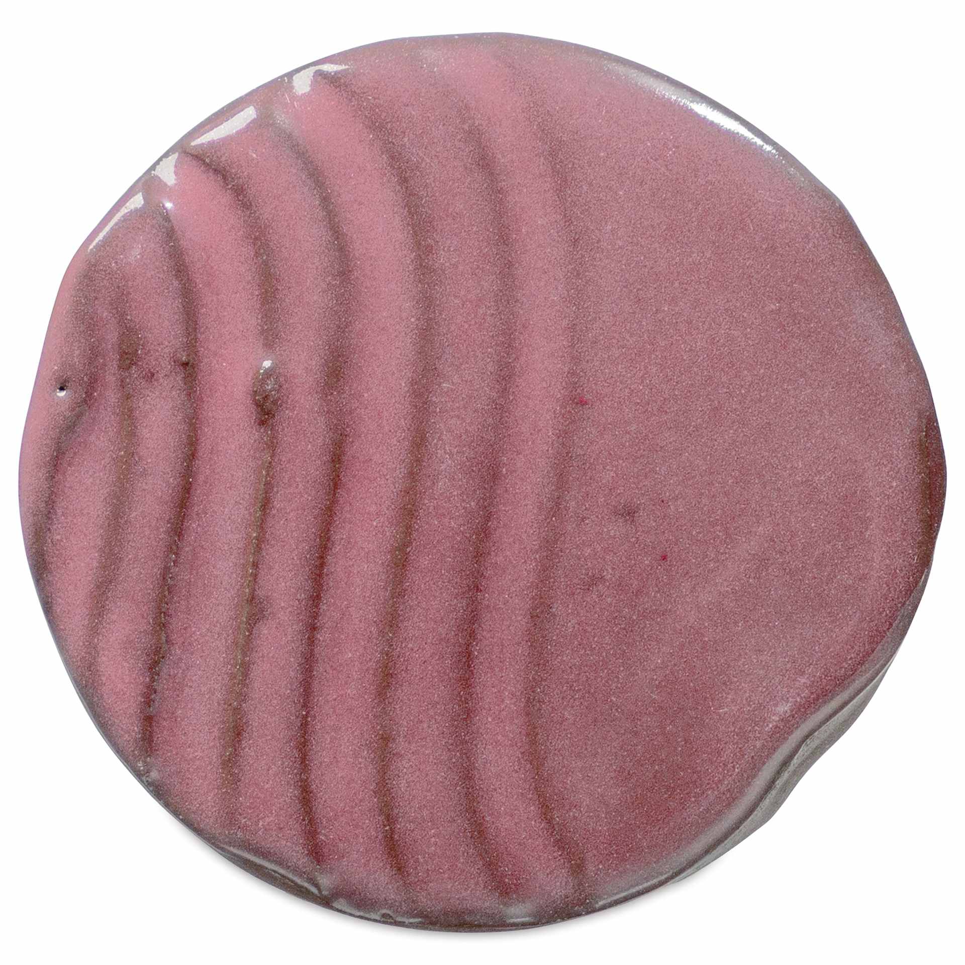 Amaco No. 30 Milk Chocolate Stoneware Clay - Glazed with C-53 Celadon Weeping Plum