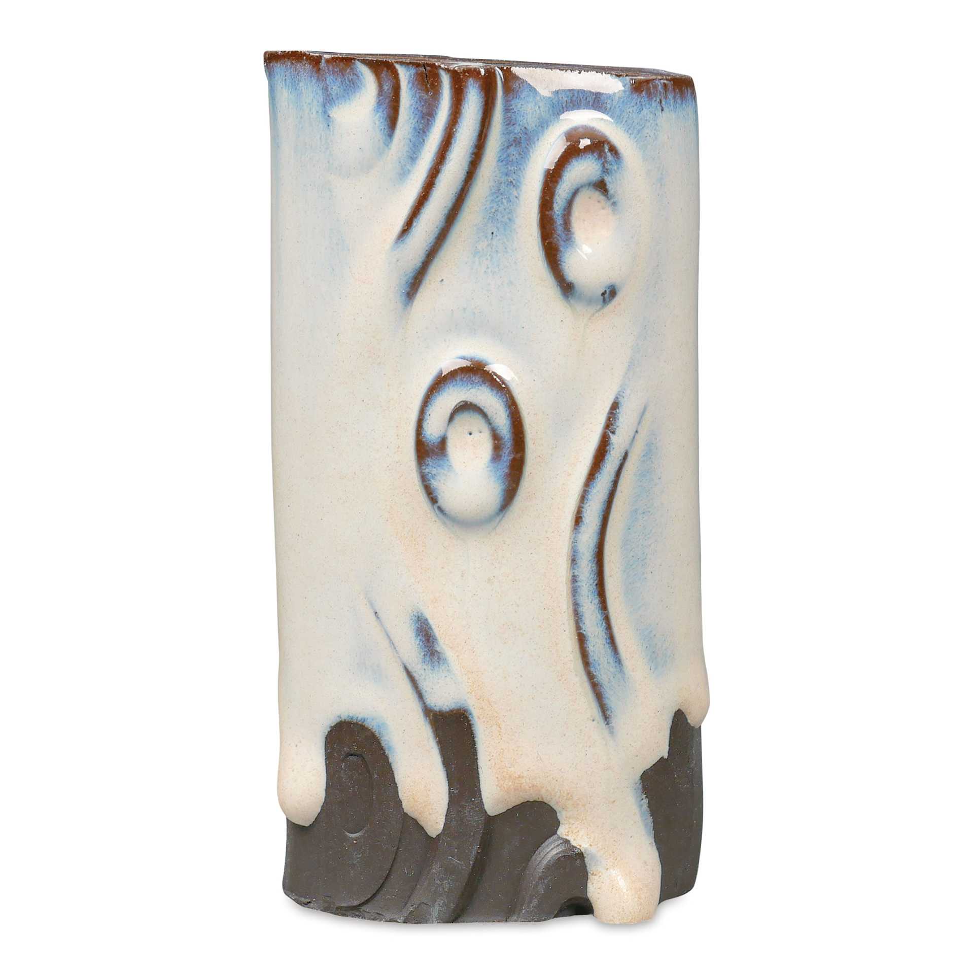 Amaco No. 32 Dark Chocolate Stoneware Clay - Glazed with PC-17 Potter's Choice Honey Flux