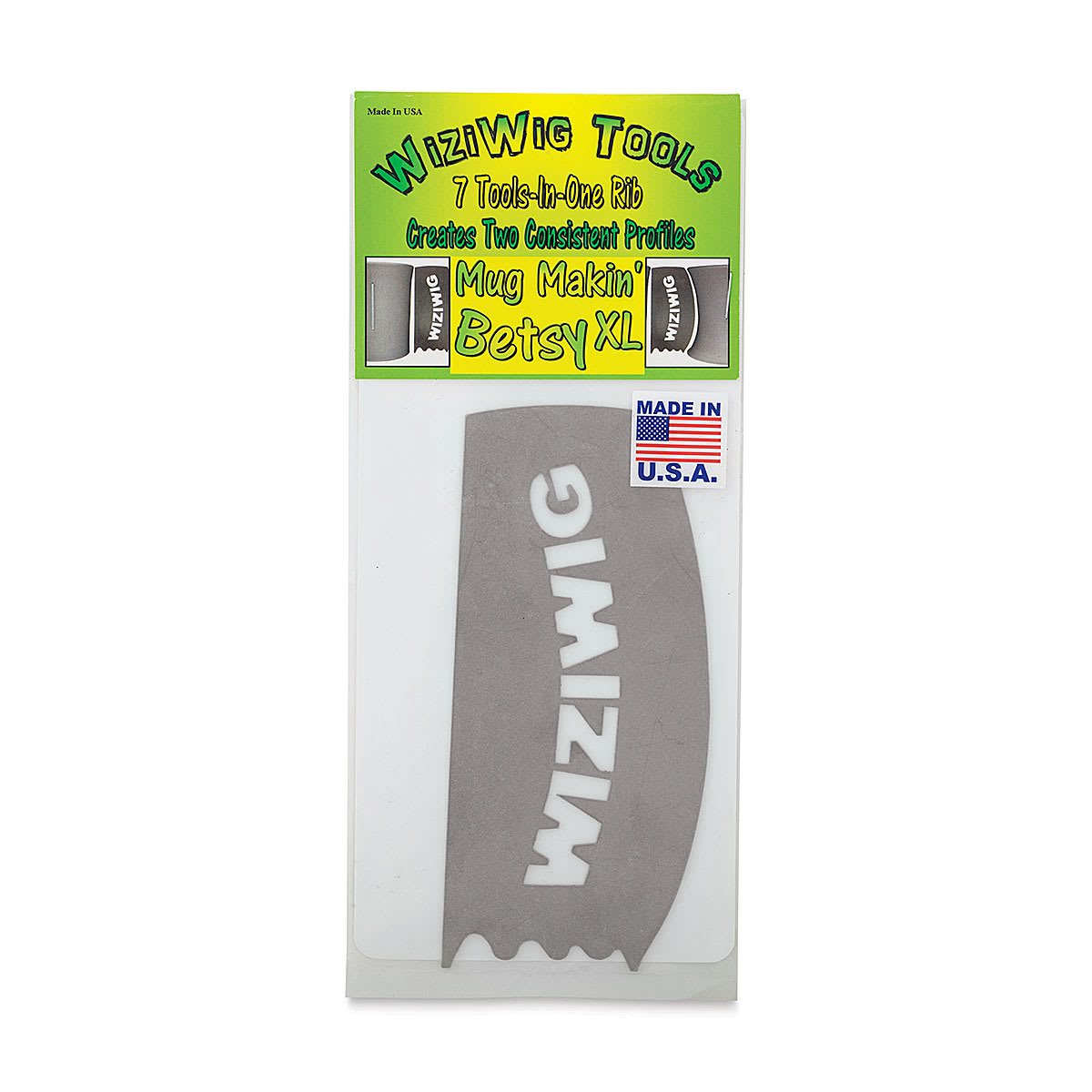 WiziWig Profile Ribs - Front view of Betsey XL Mug Rib package