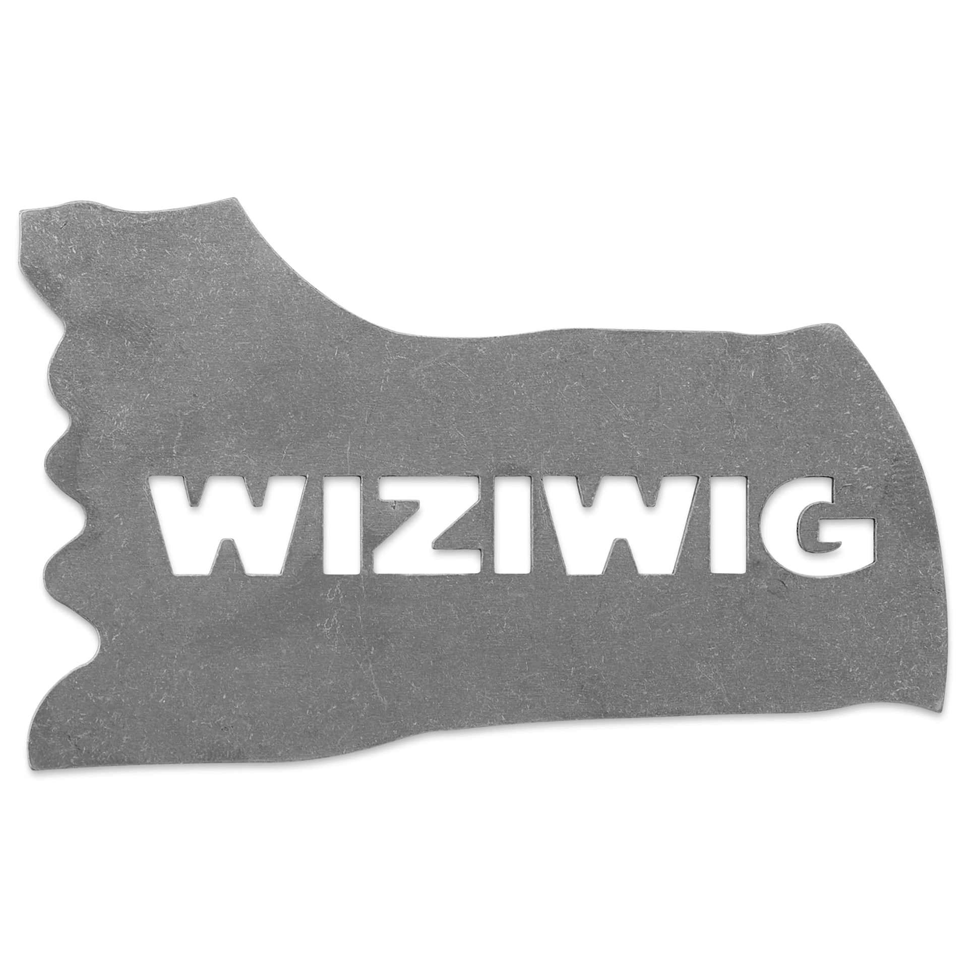 WiziWig Tools Bourbon Makin’ Terry Metal Potter’s Rib, out of packaging