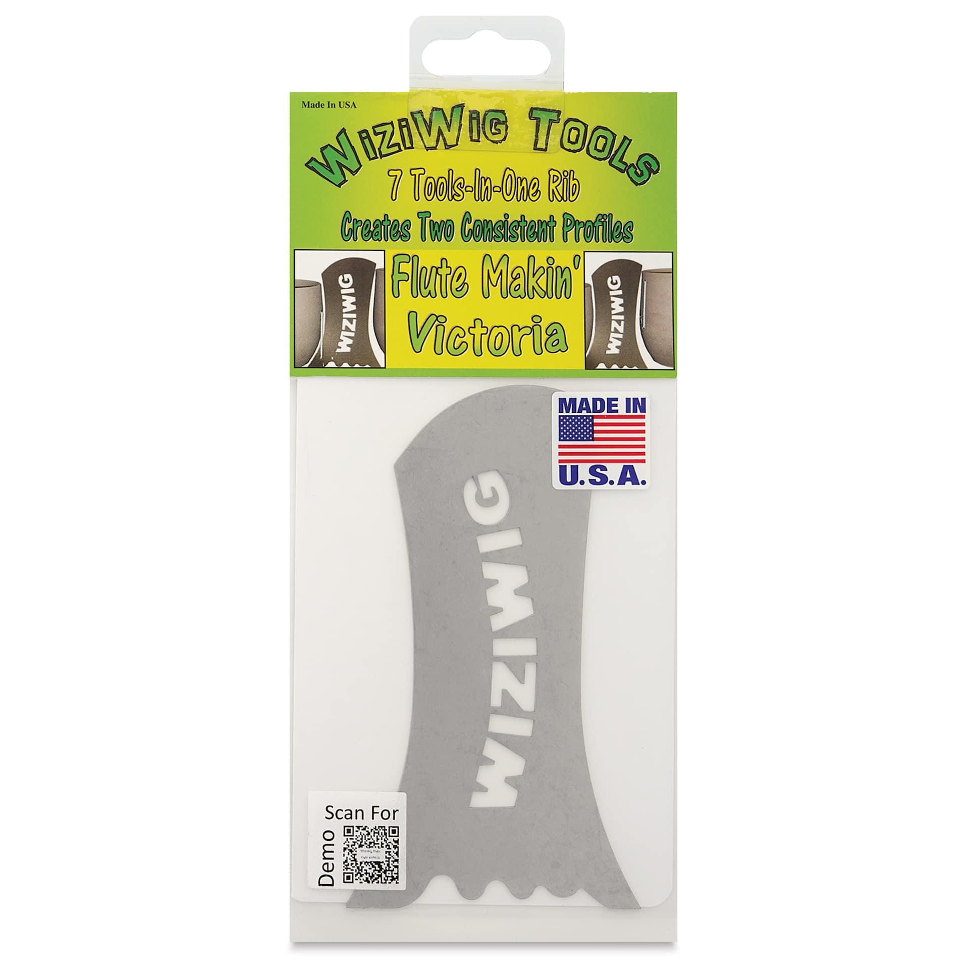 WiziWig Flute Makin’ Victoria Metal Potter’s Rib front of package