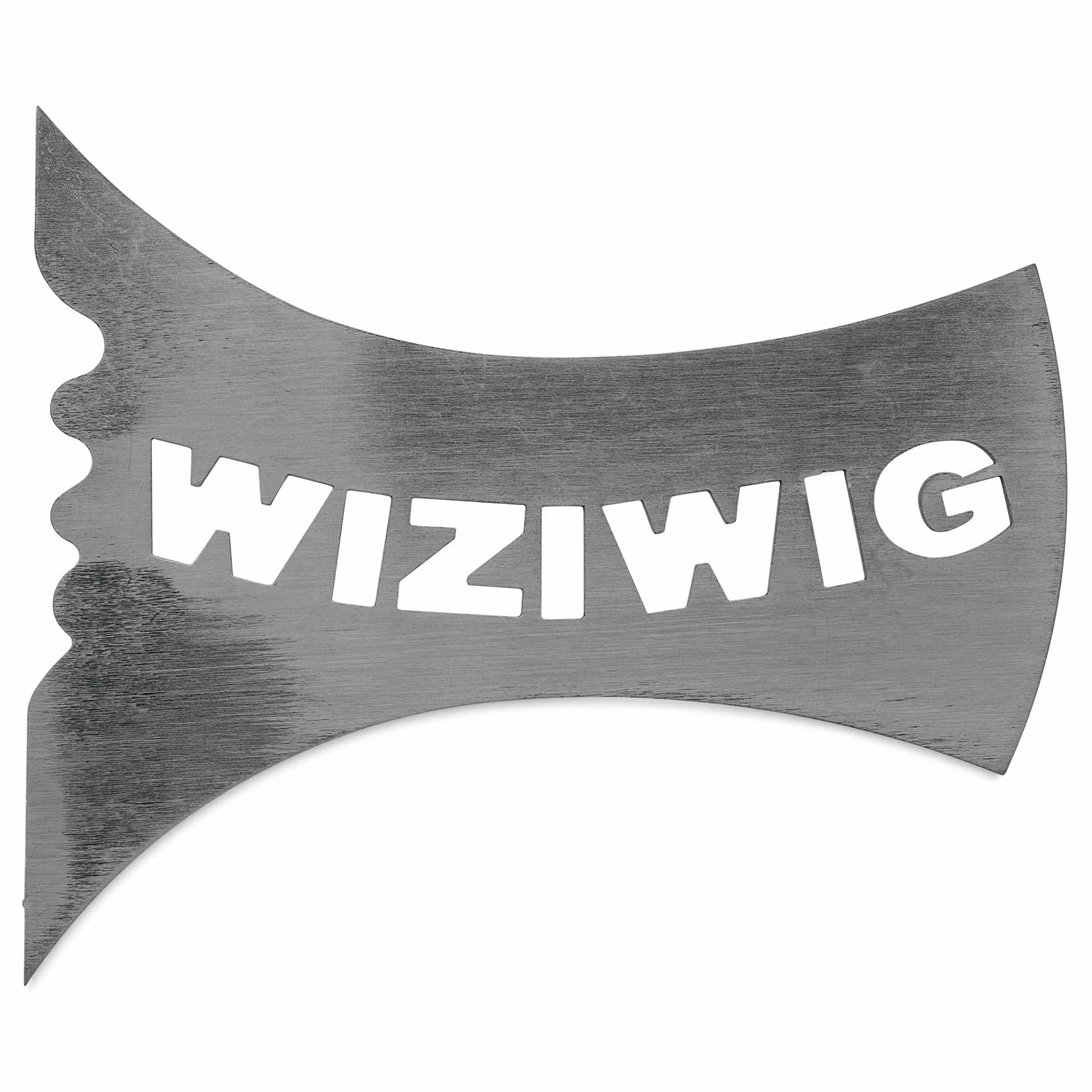 WiziWig Tools Goblet Makin’ Lucile Metal Potter’s Rib - XL, 4-1/2" x 5-1/4", out of packaging