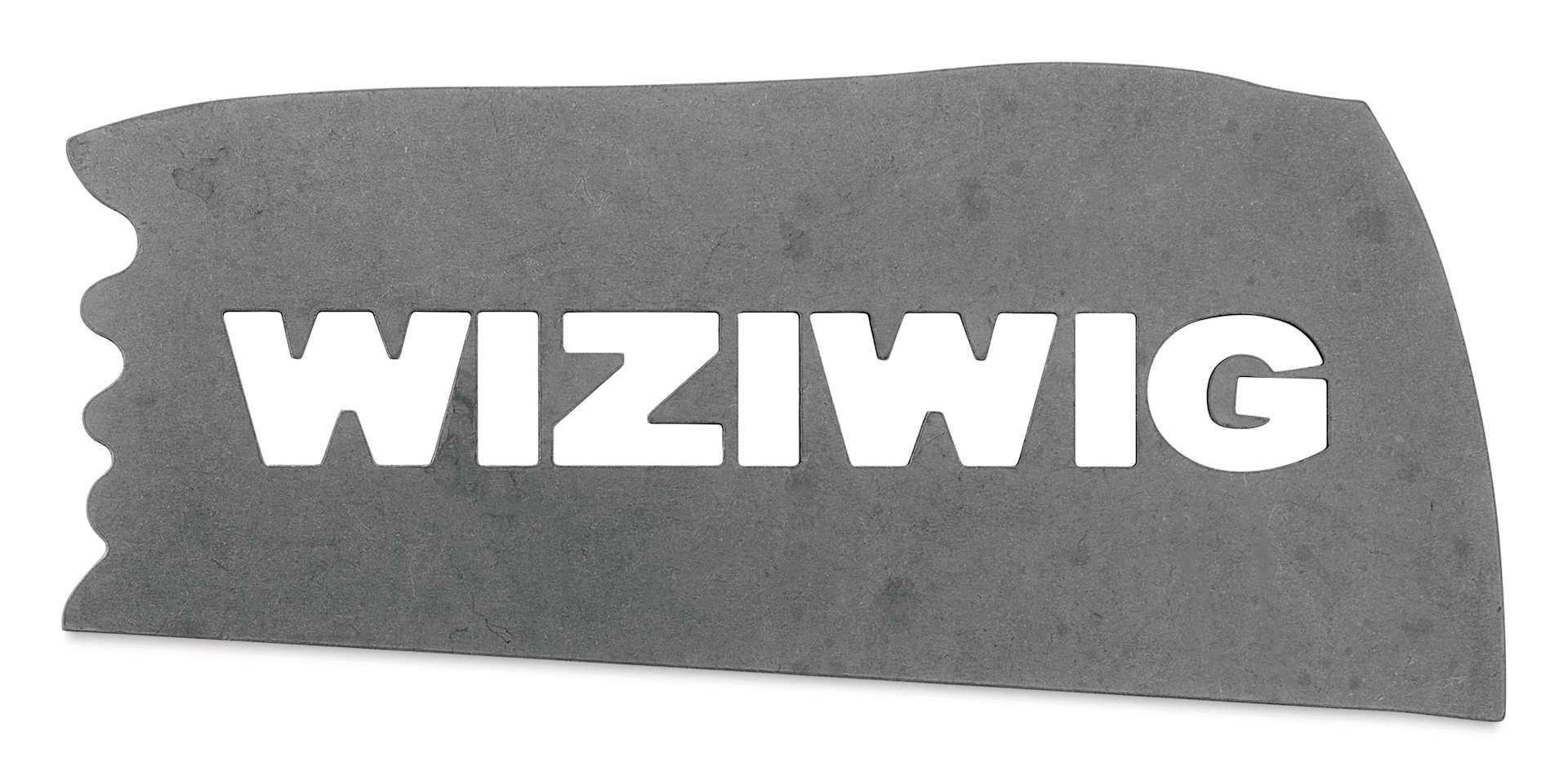 WiziWig Tools Stein Makin’ George Metal Potter’s Rib - Regular, 3" x 7", out of packaging