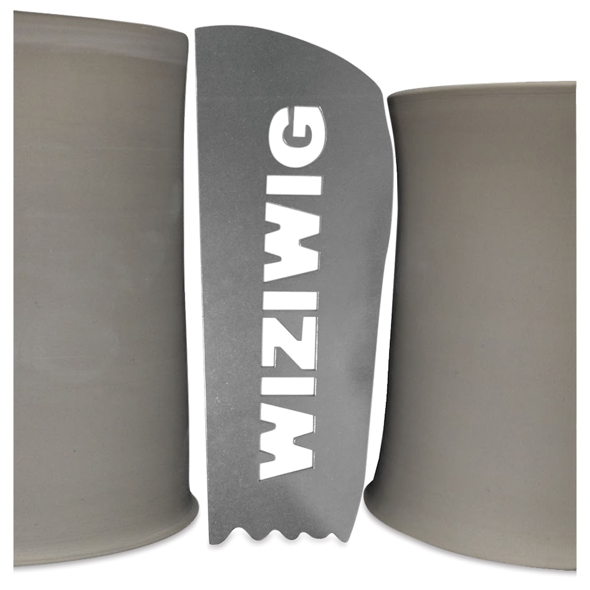 WiziWig Tools Stein Makin’ George Metal Potter’s Rib - Regular, 3" x 7"