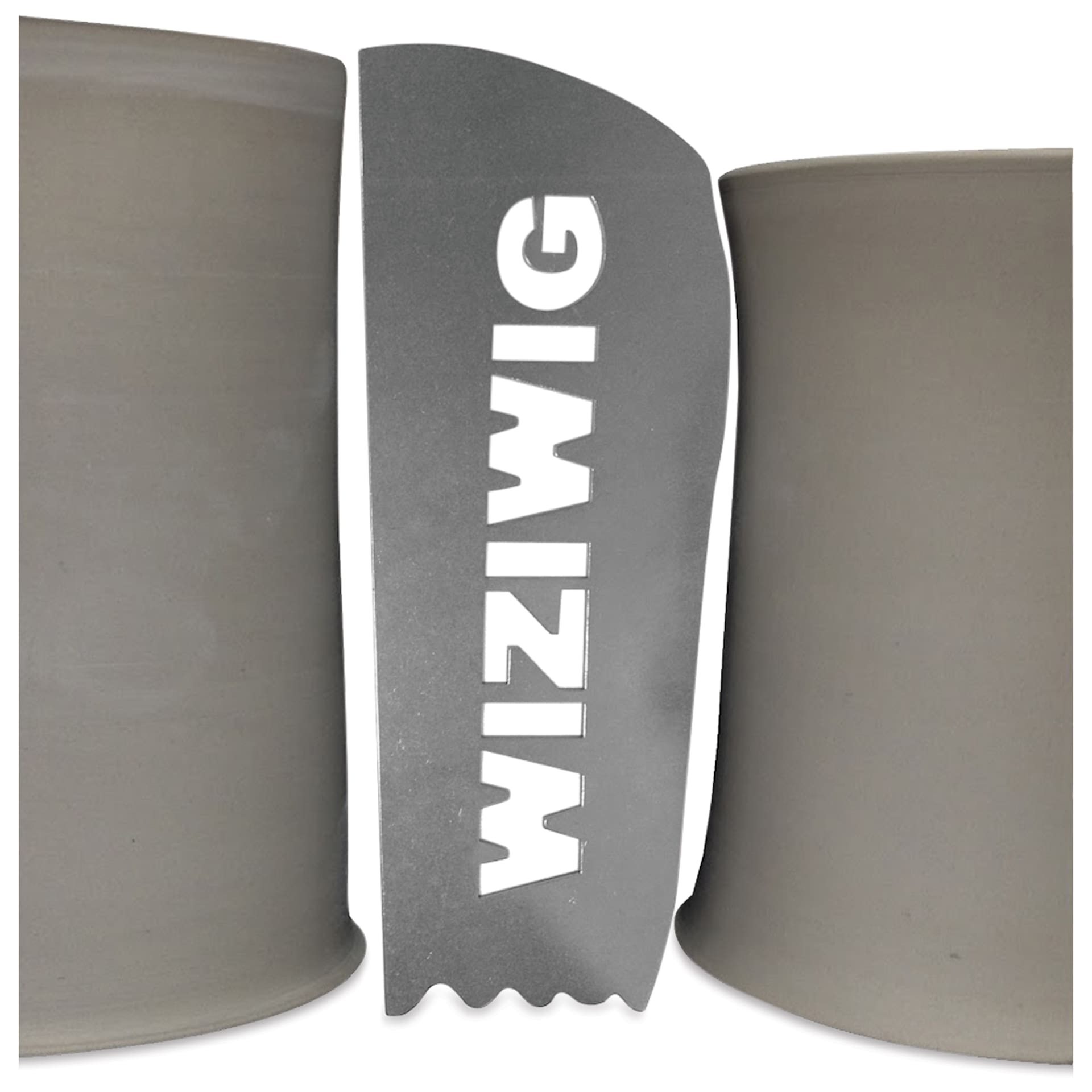 WiziWig Tools Stein Makin’ George Metal Potter’s Rib - XL, 3" x 8-3/4"