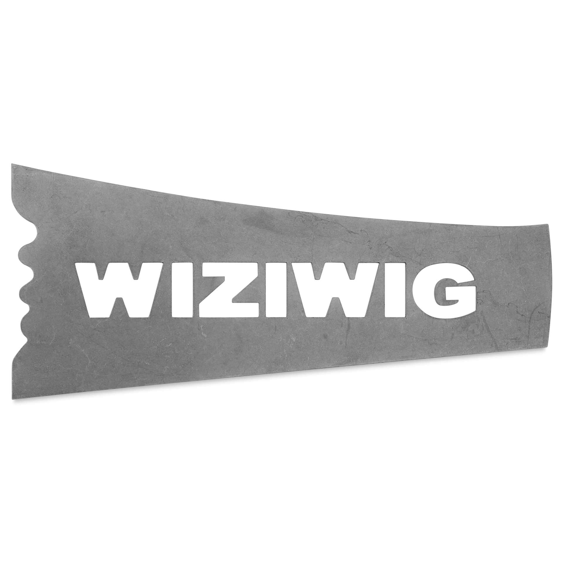 WiziWig Tools Tumbler Makin’ Edna Metal Potter’s Rib - XL, 3-1/4" x 7-1/8", out of packaging