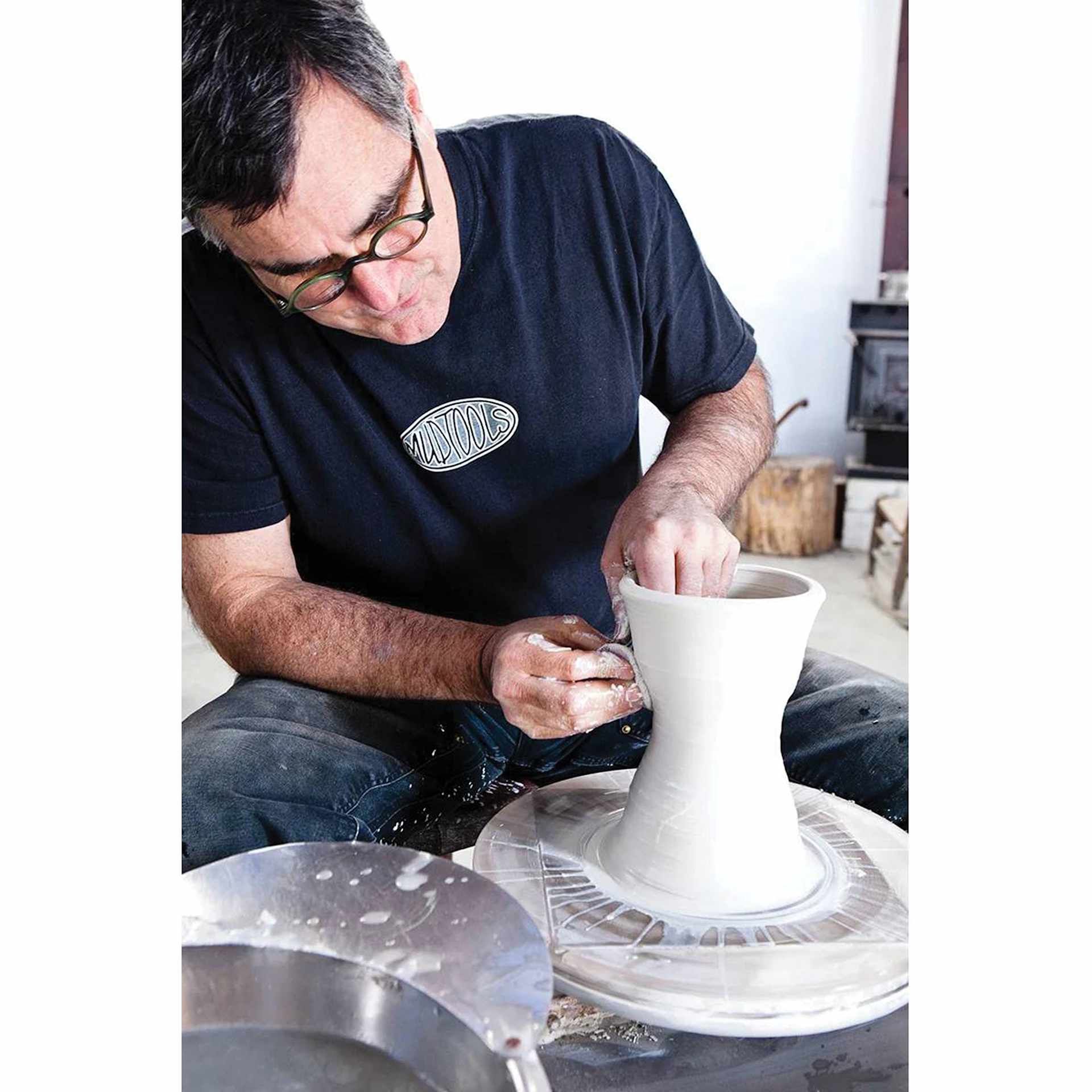 Mudtools Mudsponge - White Finishing smoothing clay project