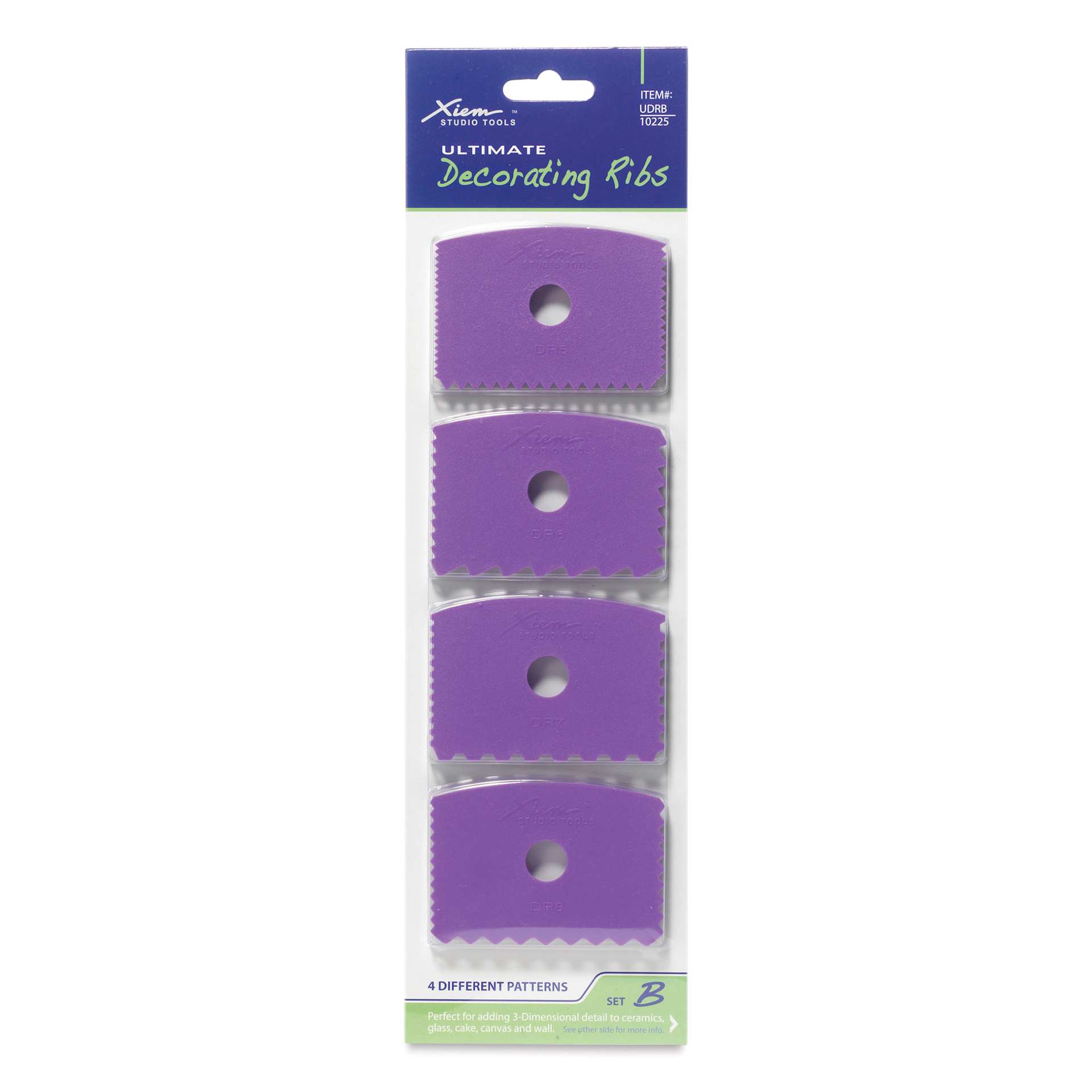 Xiem Decorating Ribs- Set B, Firm front of packaging