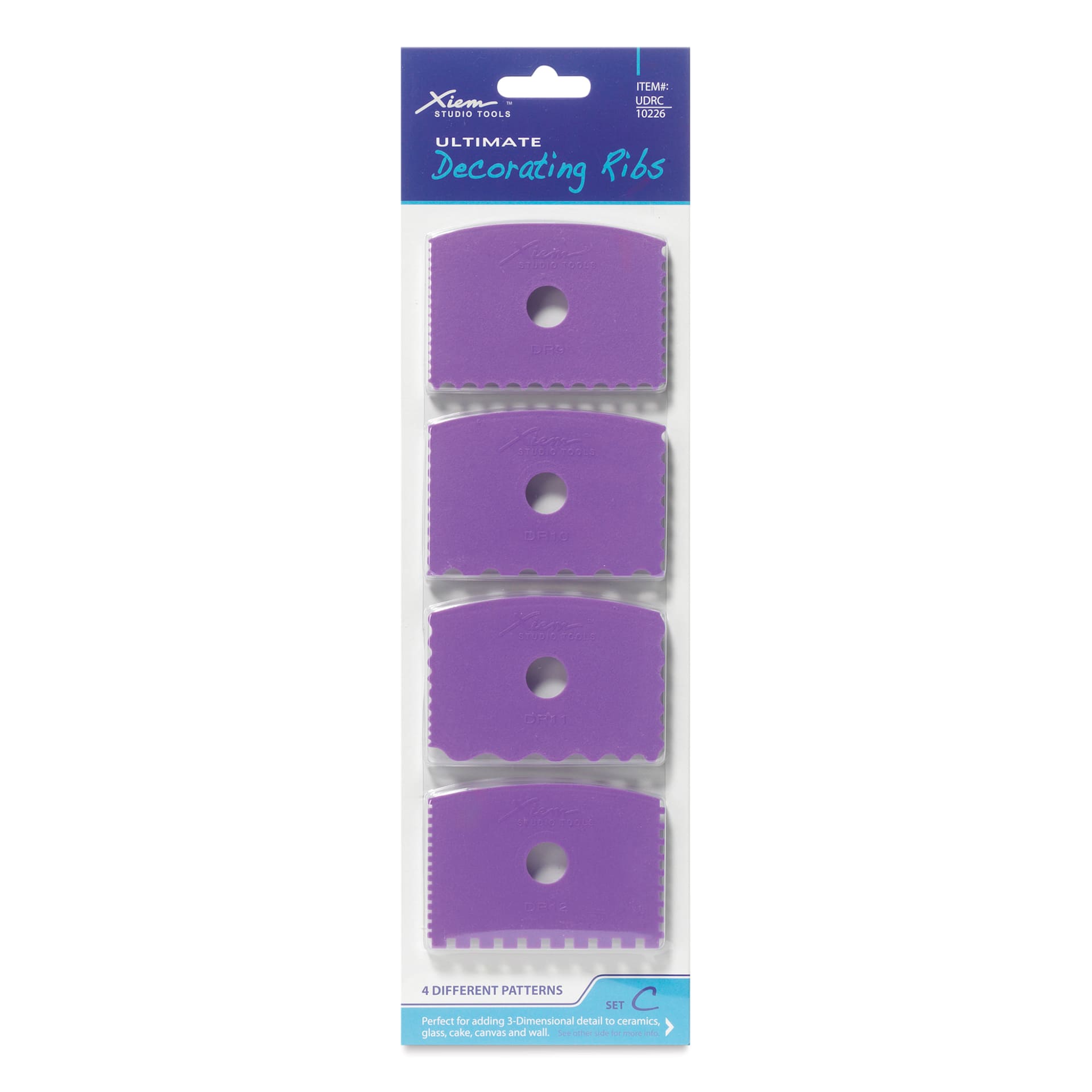 Xiem Decorating Ribs- Set C, Firm front of packaging