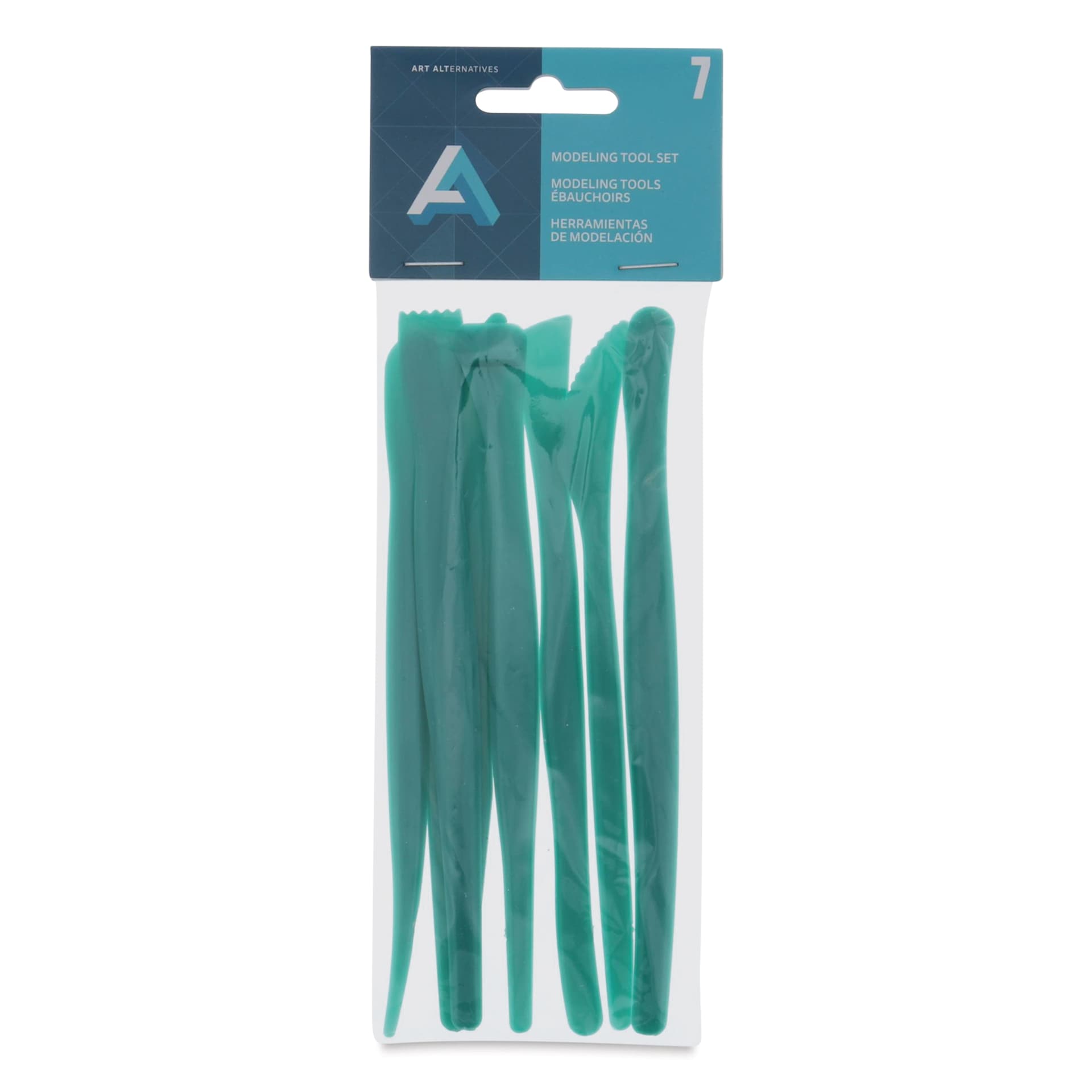 Art Alternatives Plastic Modeling Tools - Set of 7 - front of packaging