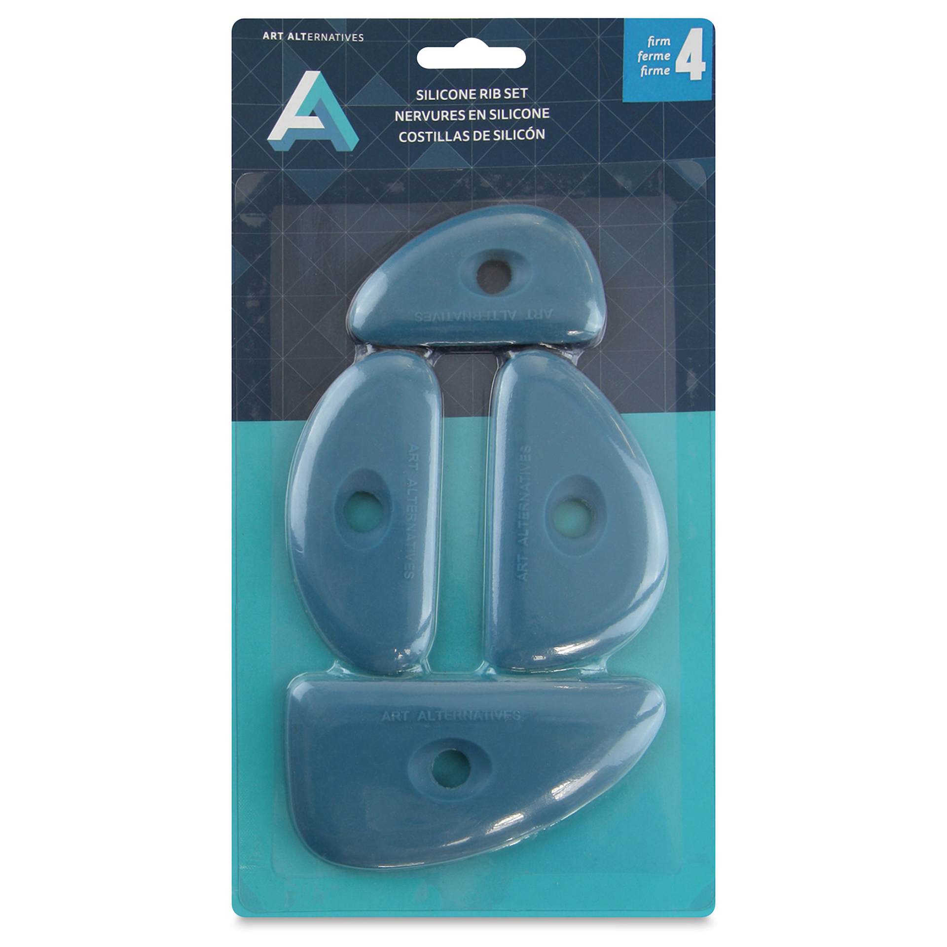 Art Alternatives Silicone Rib Sets, Set of 4, Firm (In package)