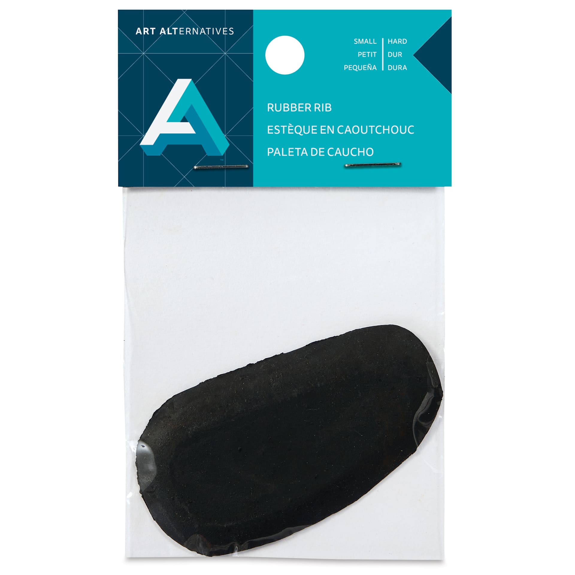 Art Alternatives Potter’s Rubber Finishing Rib - Hard, Small, front of packaging