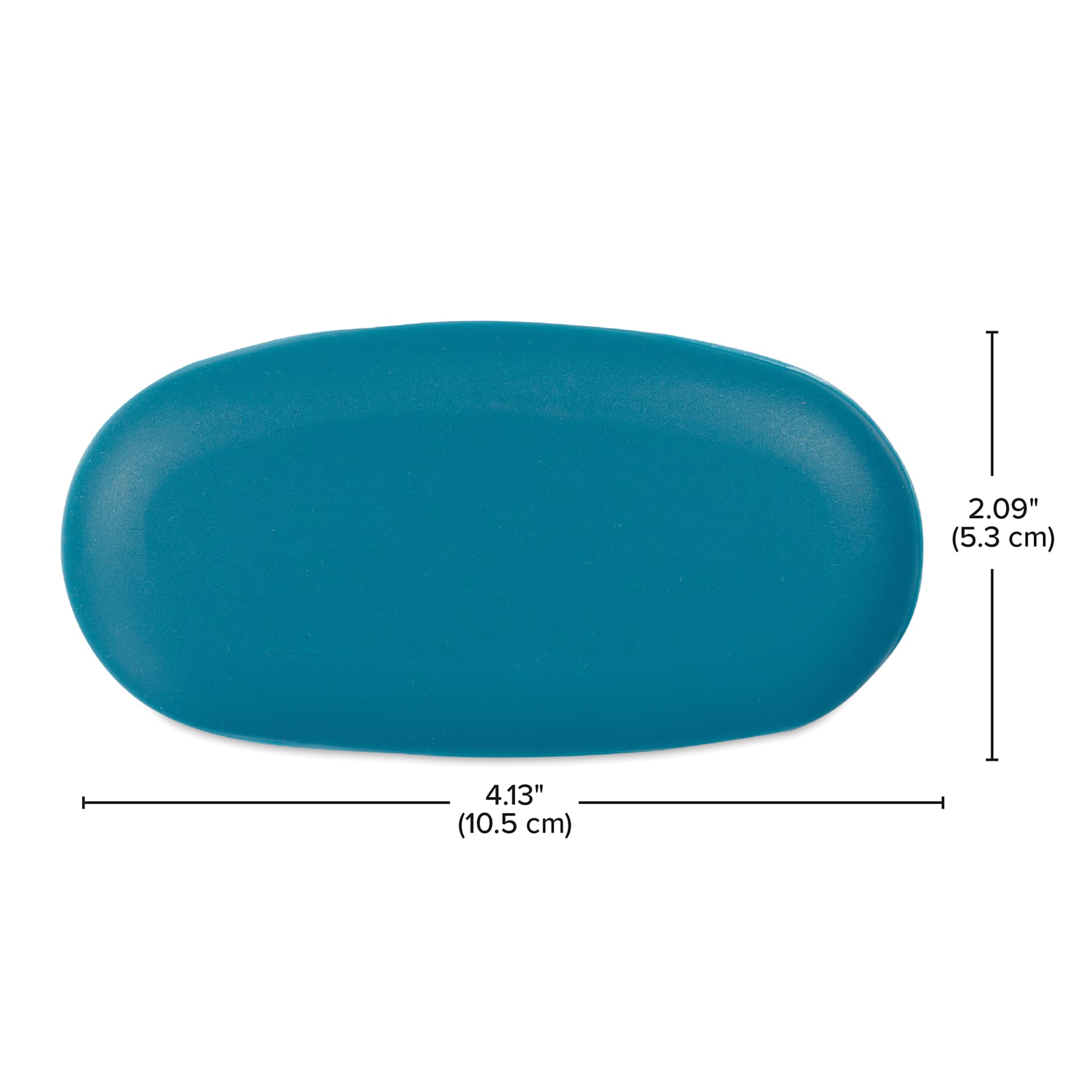 4.13" (10.5 cm) x 2.09" (5.3 cm).
